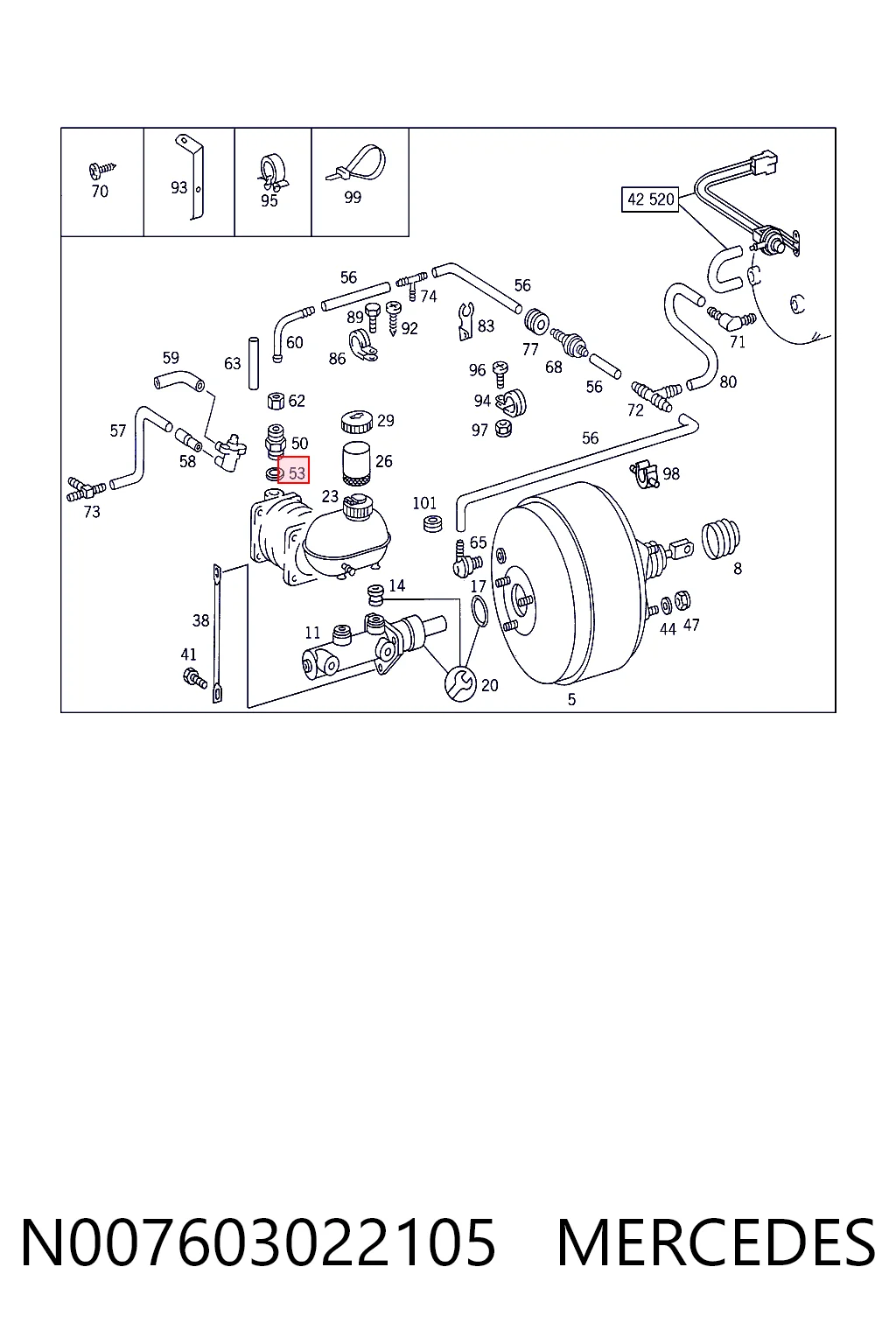 N007603022105 Mercedes