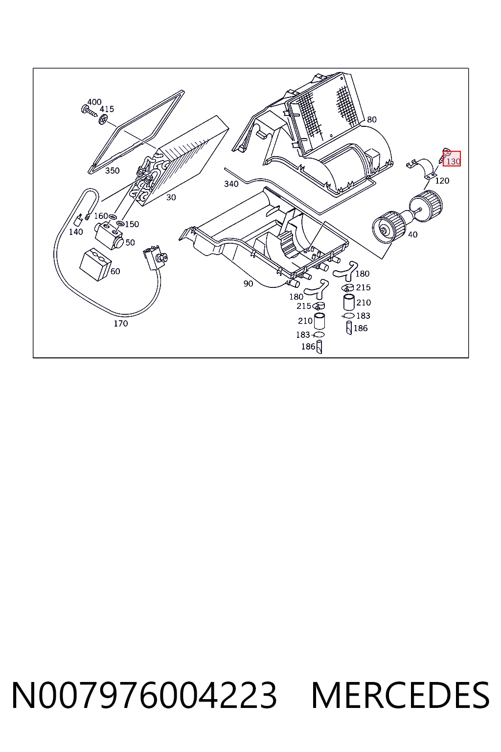 N007976004223 Mercedes