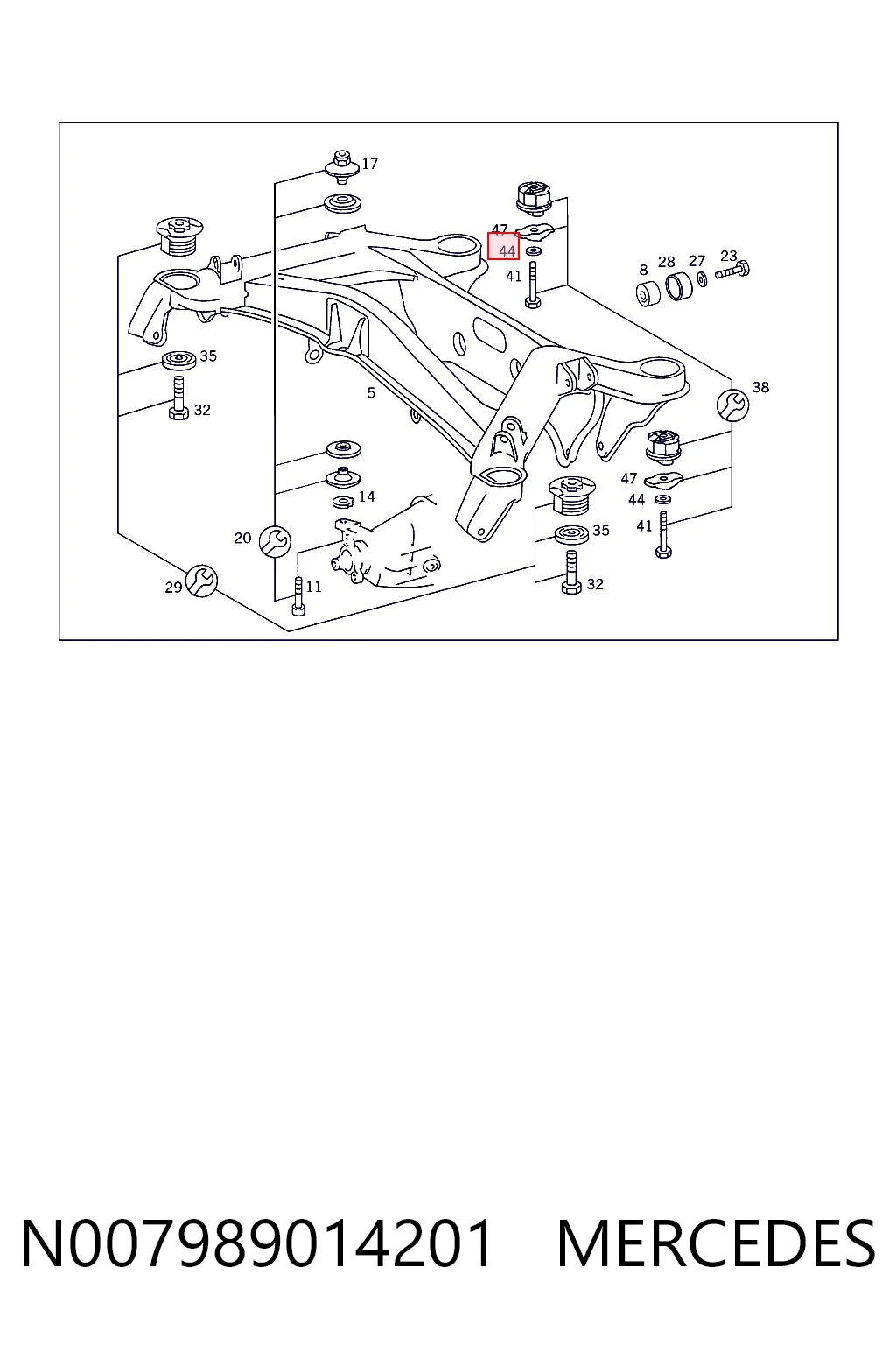 N007989014201 Mercedes
