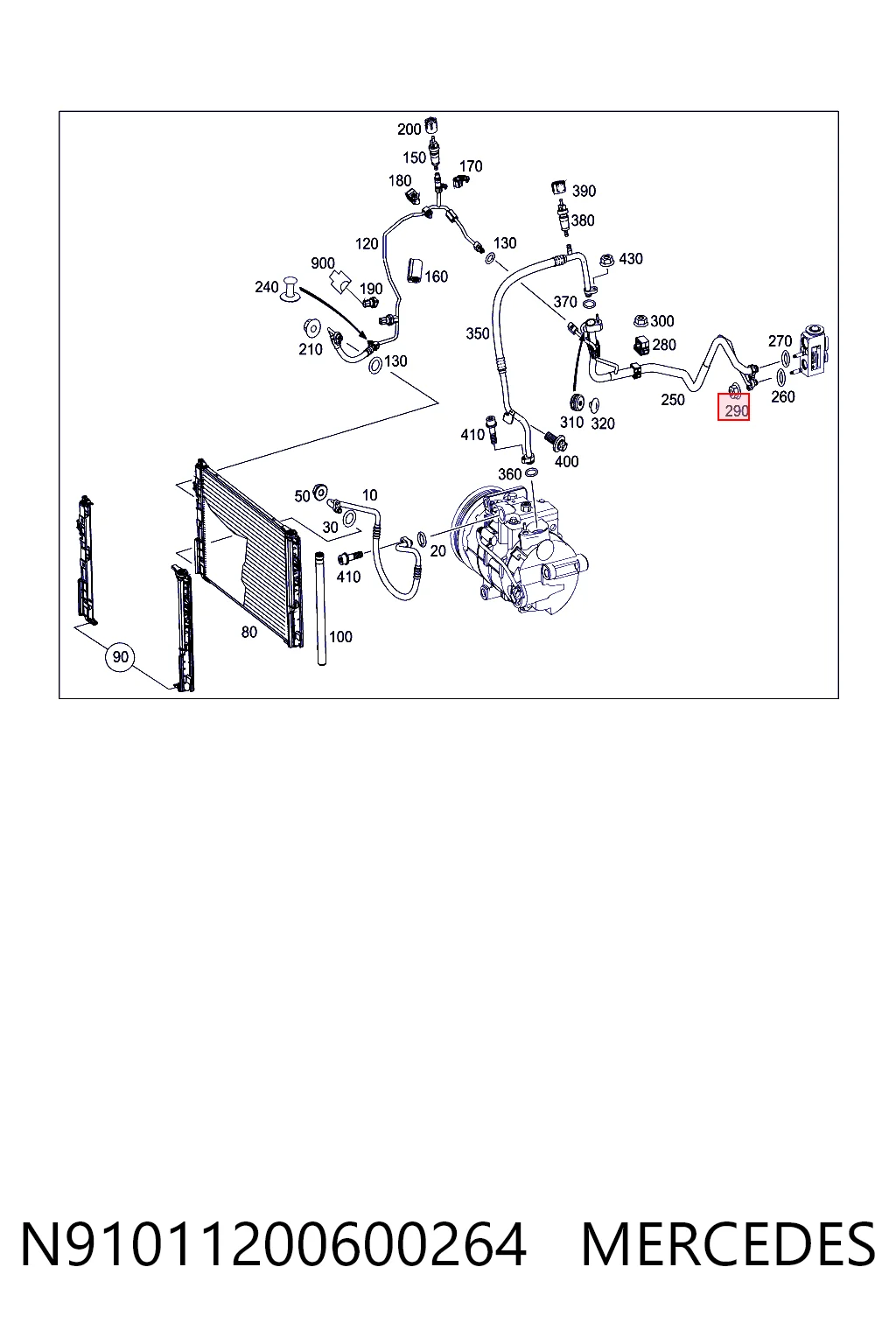 N91011200600264 Mercedes