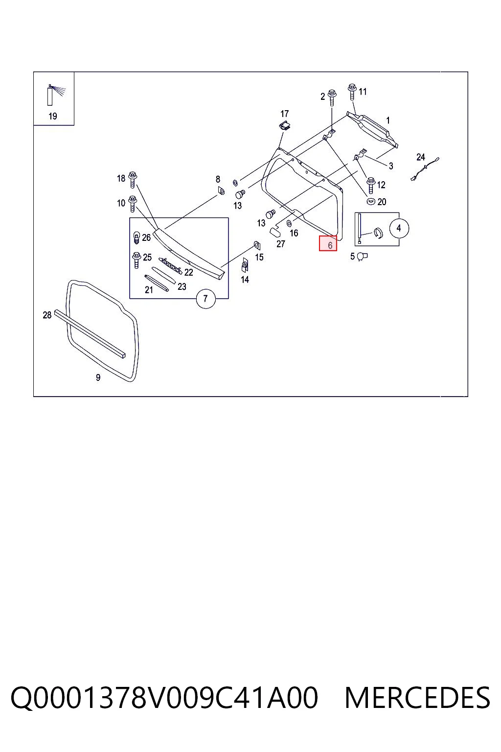 Q0001378V009C41A00 Mercedes