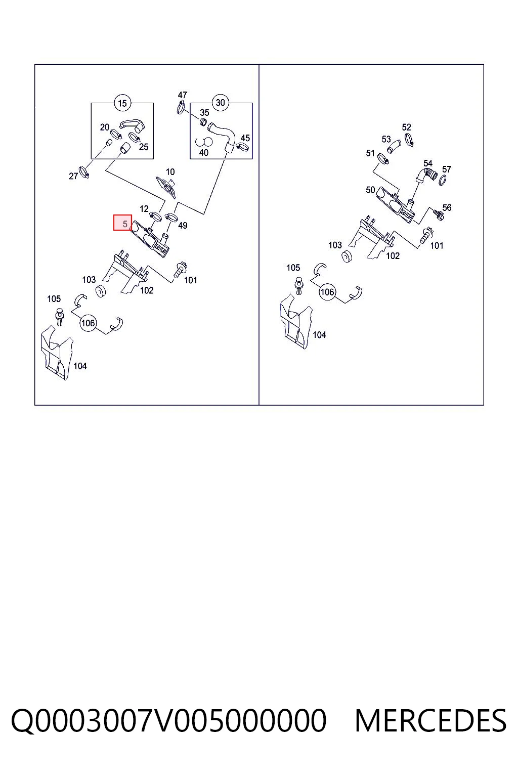 Enfriador de aire de admisión para Smart FORTWO  (450)