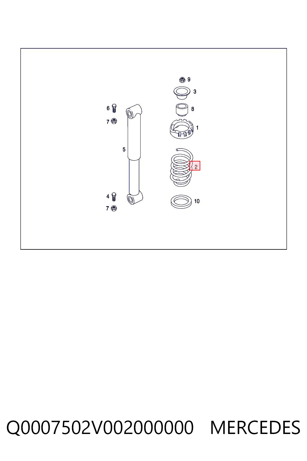 Muelle para Smart FORTWO 450