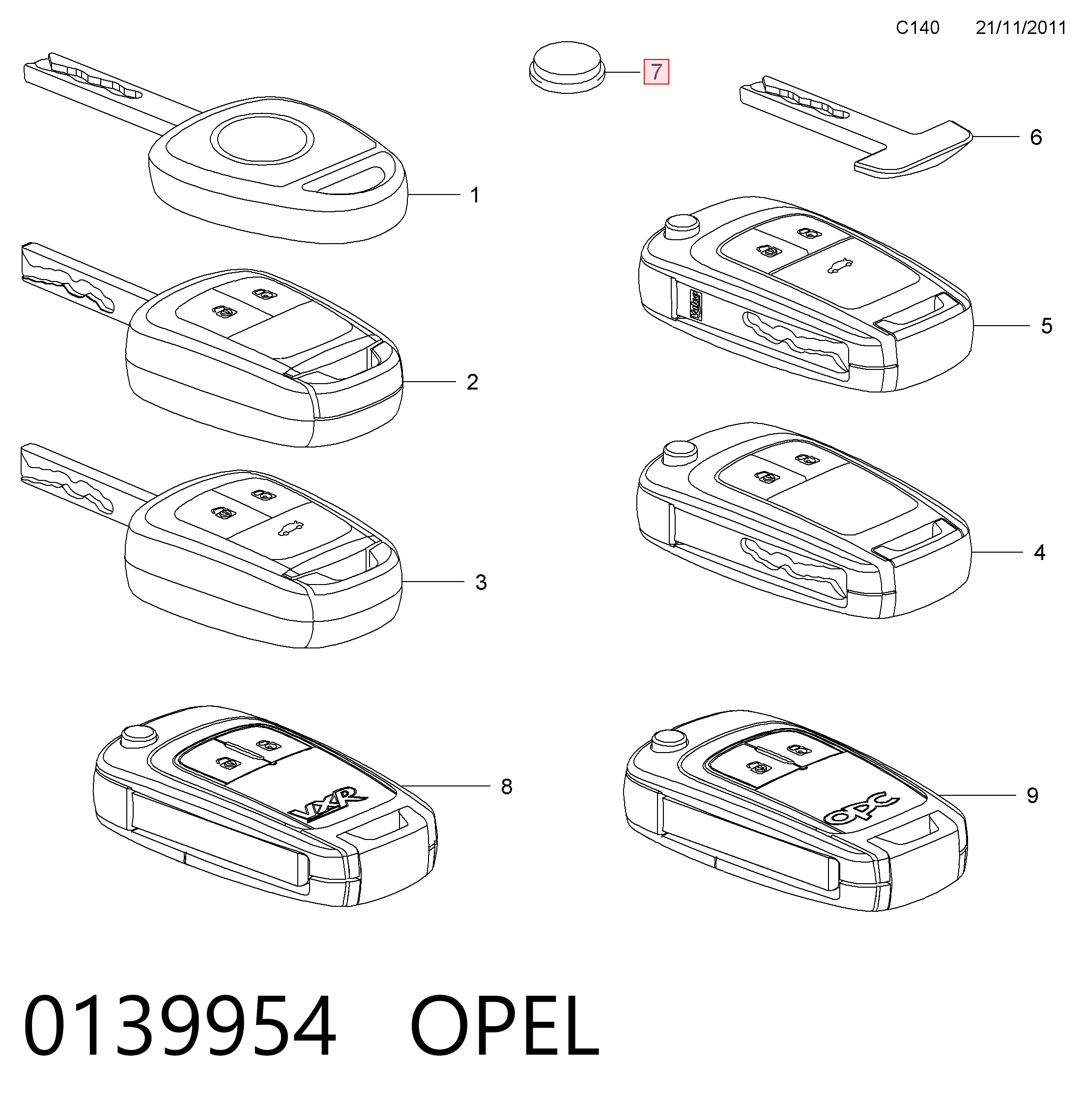 0139954 Opel