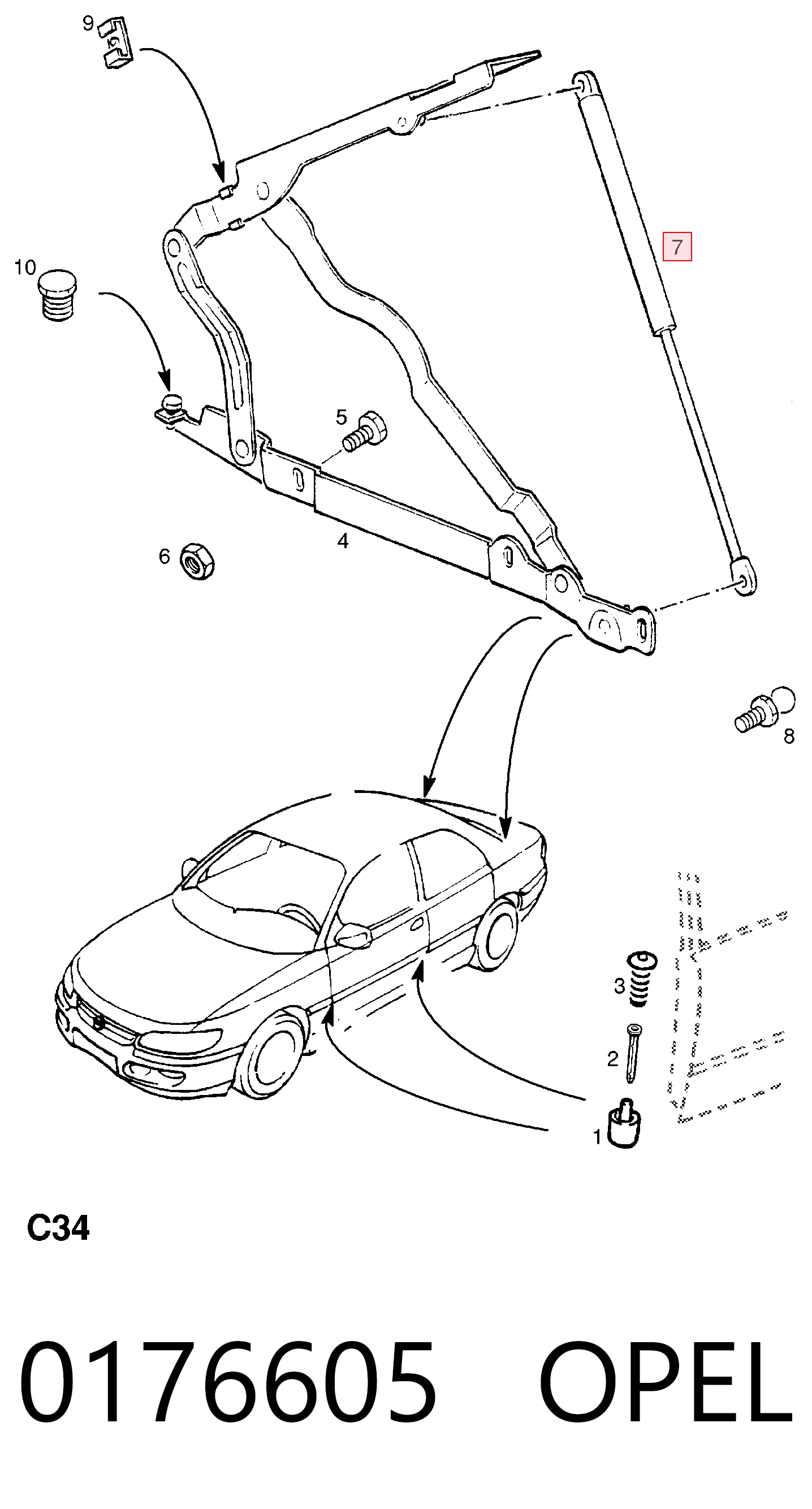 0176605 Opel