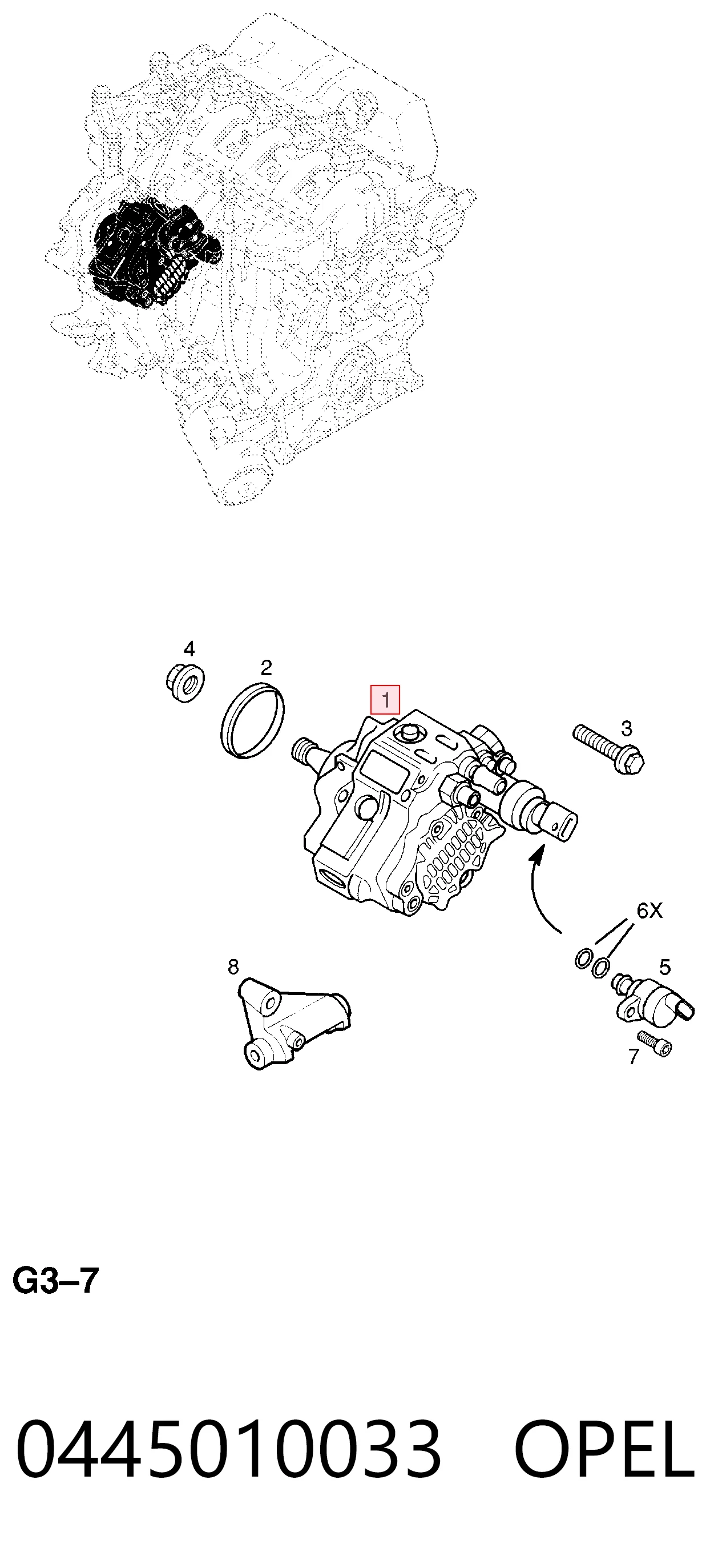 Comprar 8200041766 Nissan/Infiniti Bomba inyectora