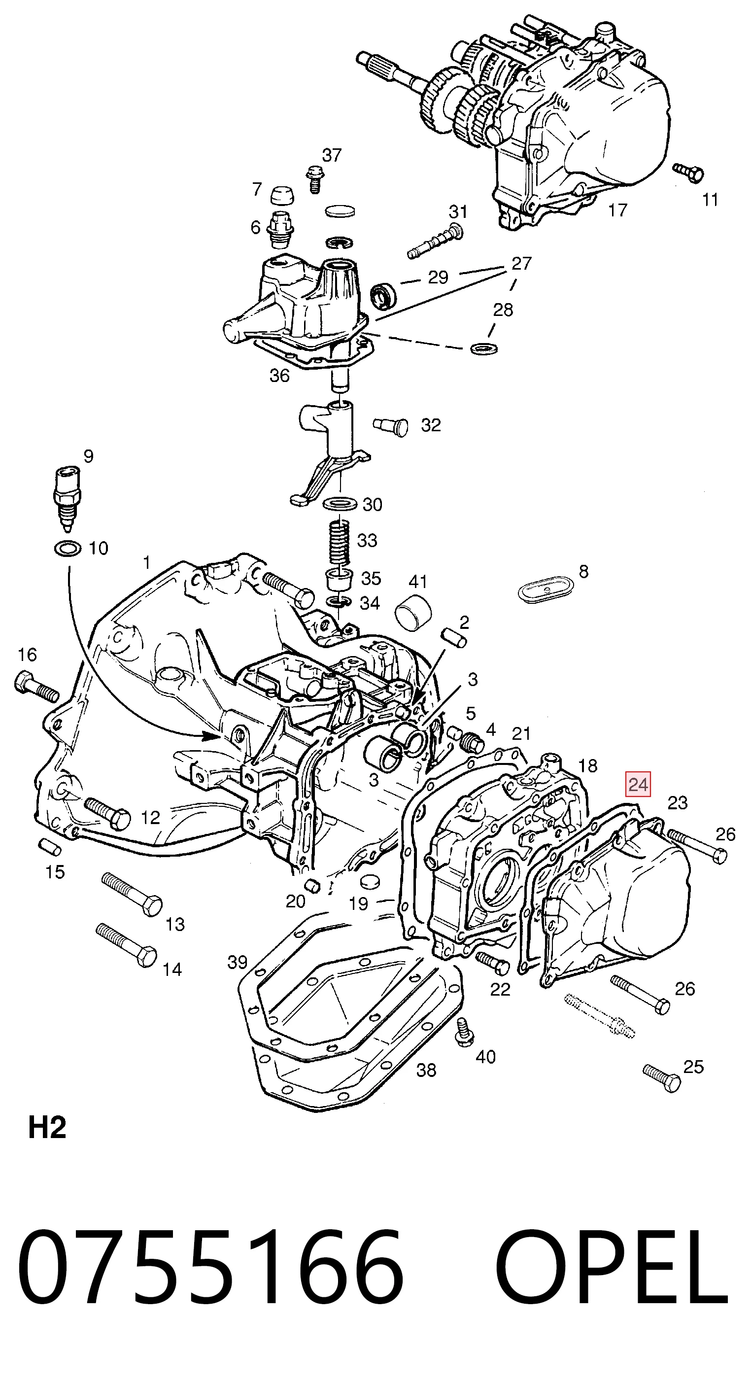 Comprar 55564101 Fiat/Alfa/Lancia Junta de tapa de caja de cambios