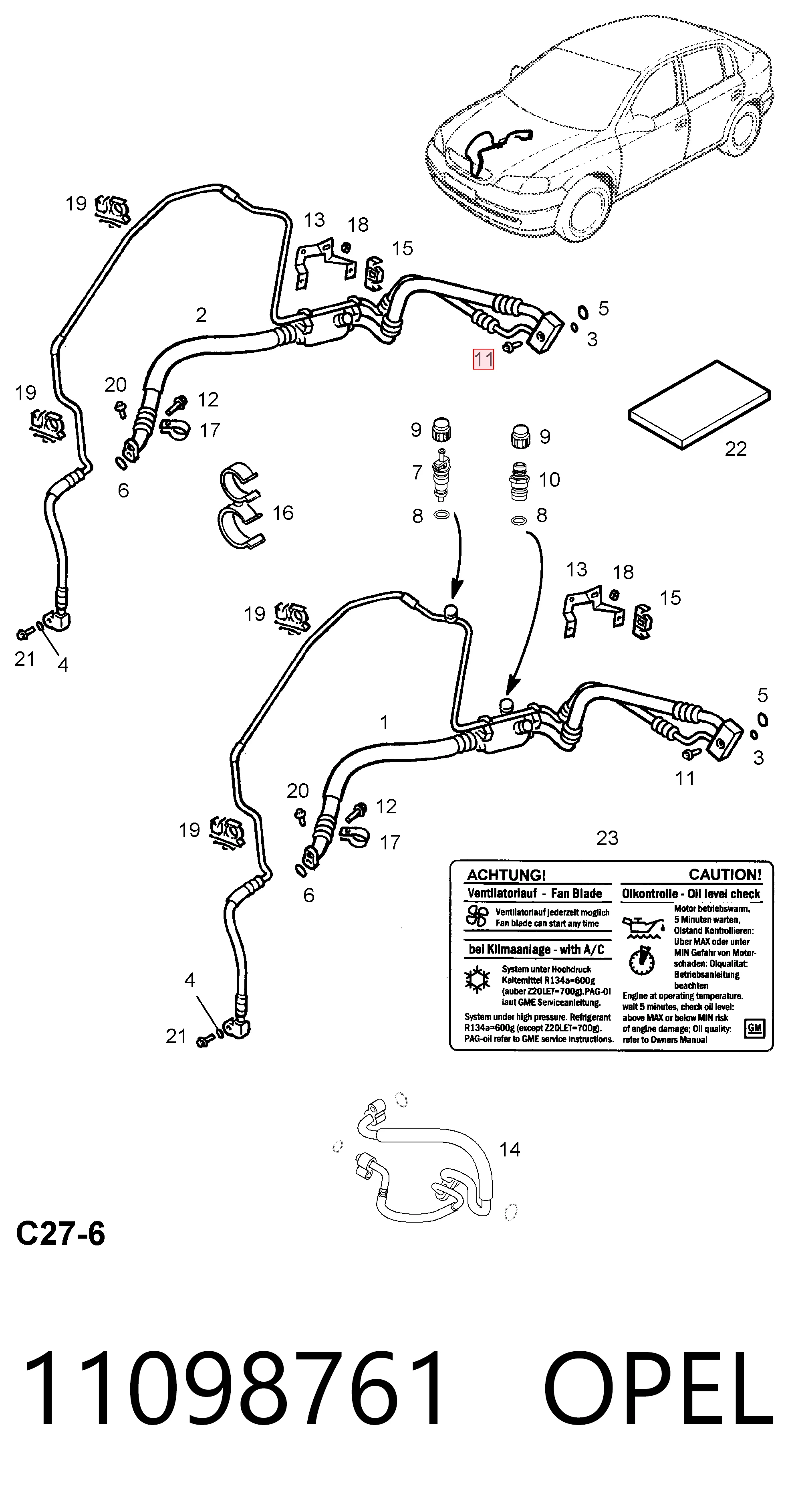 11098761 Opel