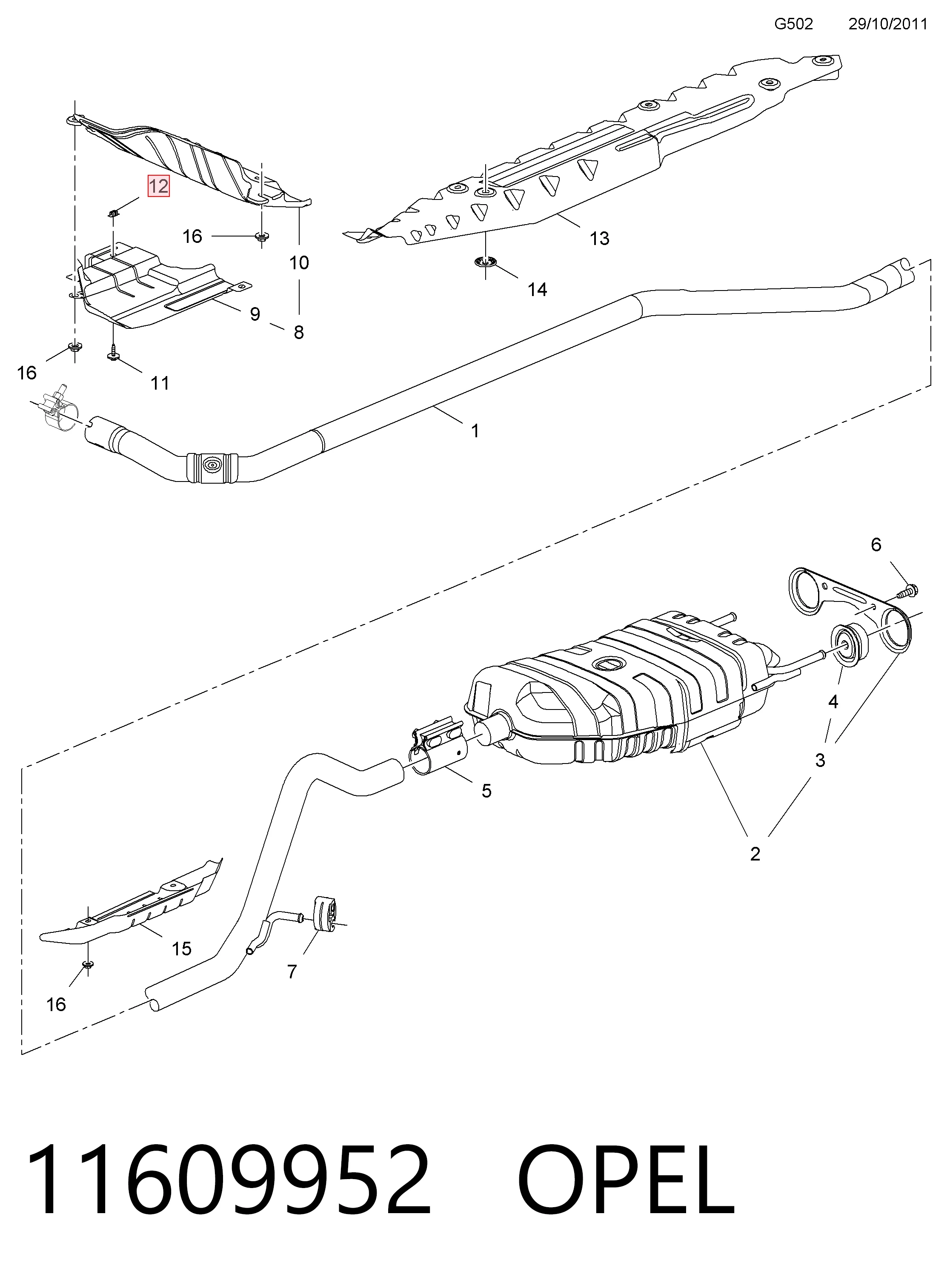 11609952 Opel