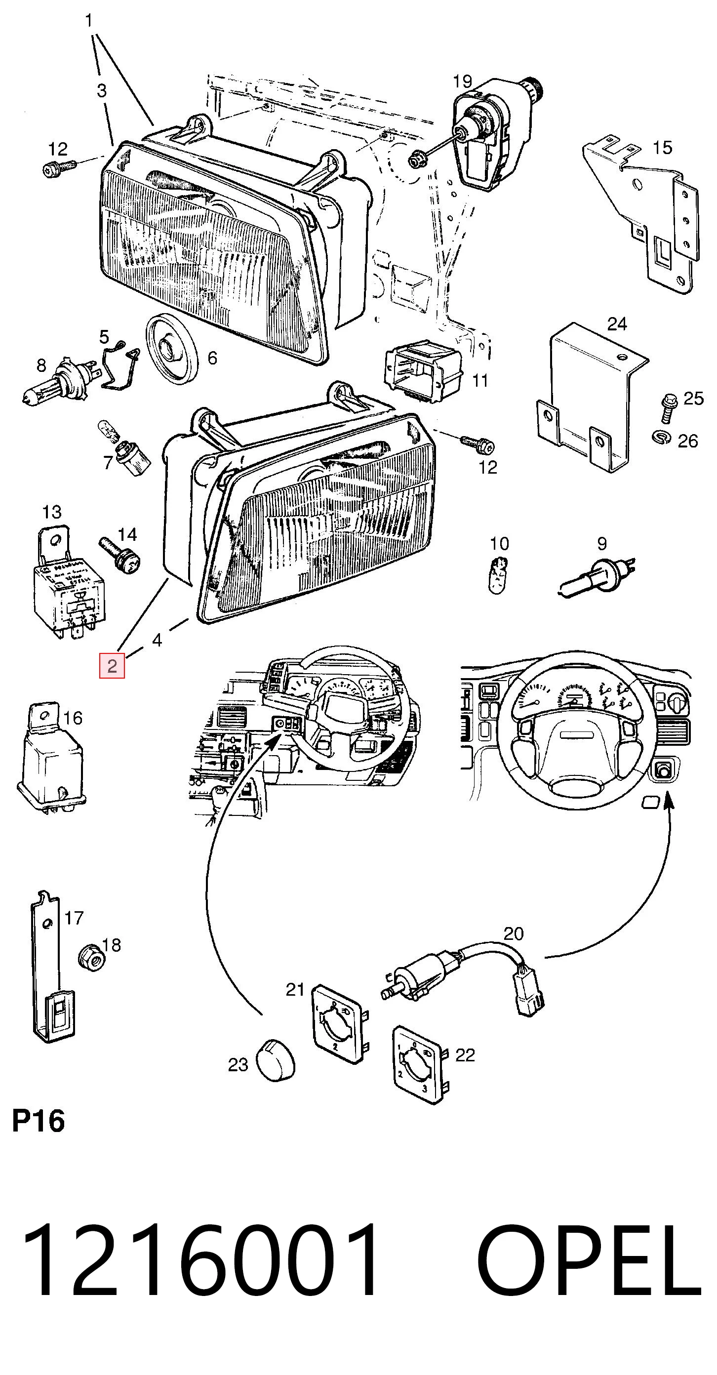 Faro General Motors 91143328 precio, desde 65,34 EUR