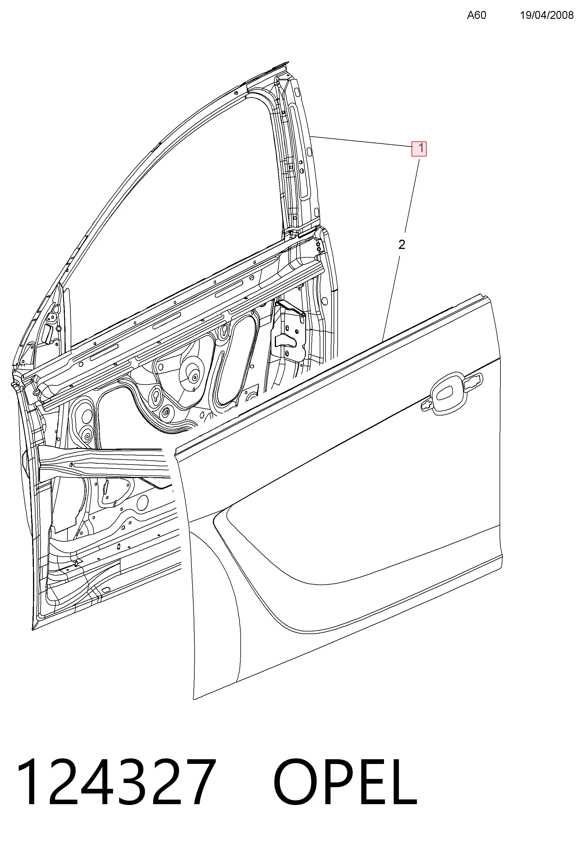 Comprar Puerta delantera izquierda Opel Insignia A G09