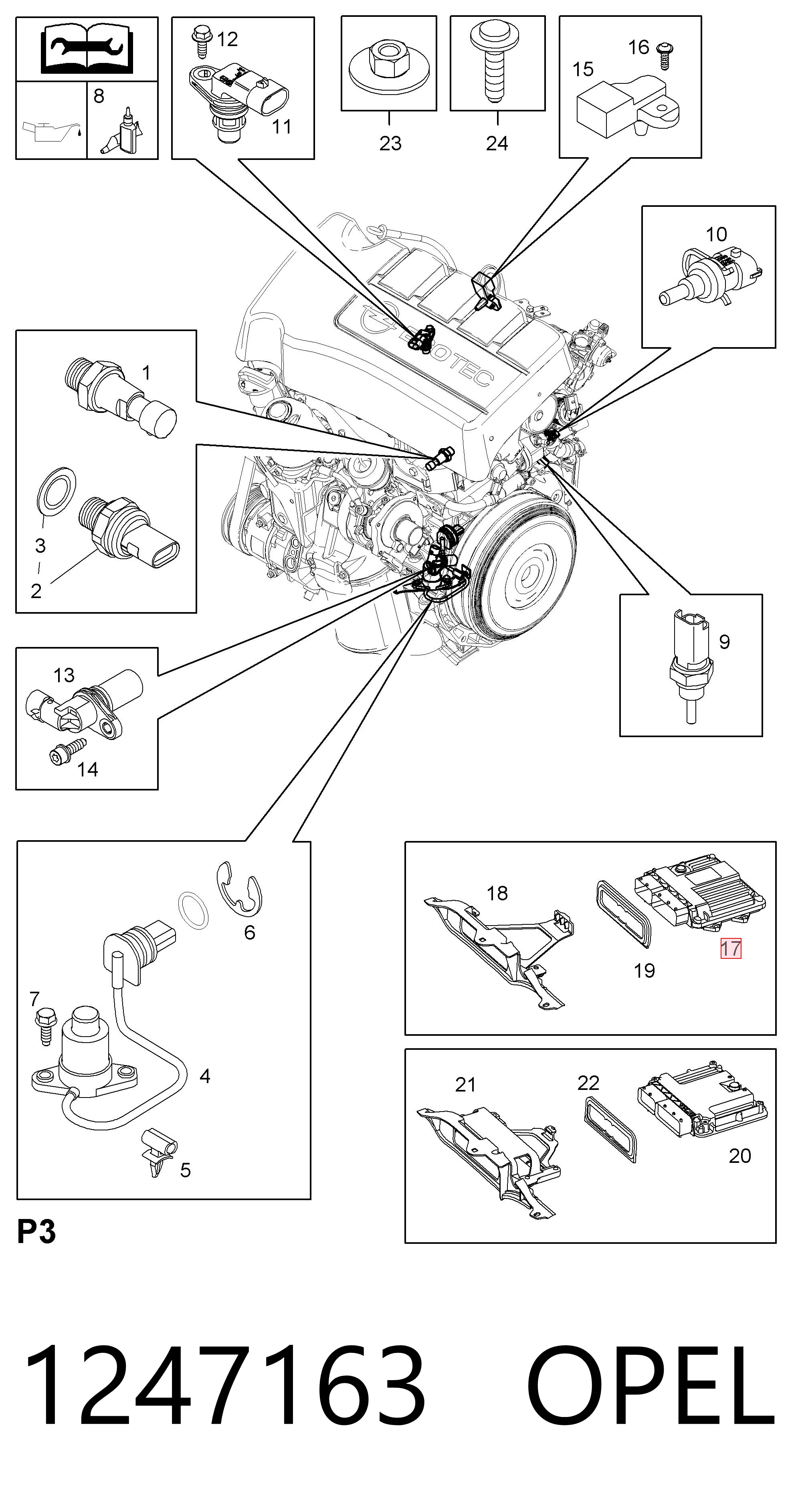 55579447 Peugeot/Citroen Centralina Del Motor