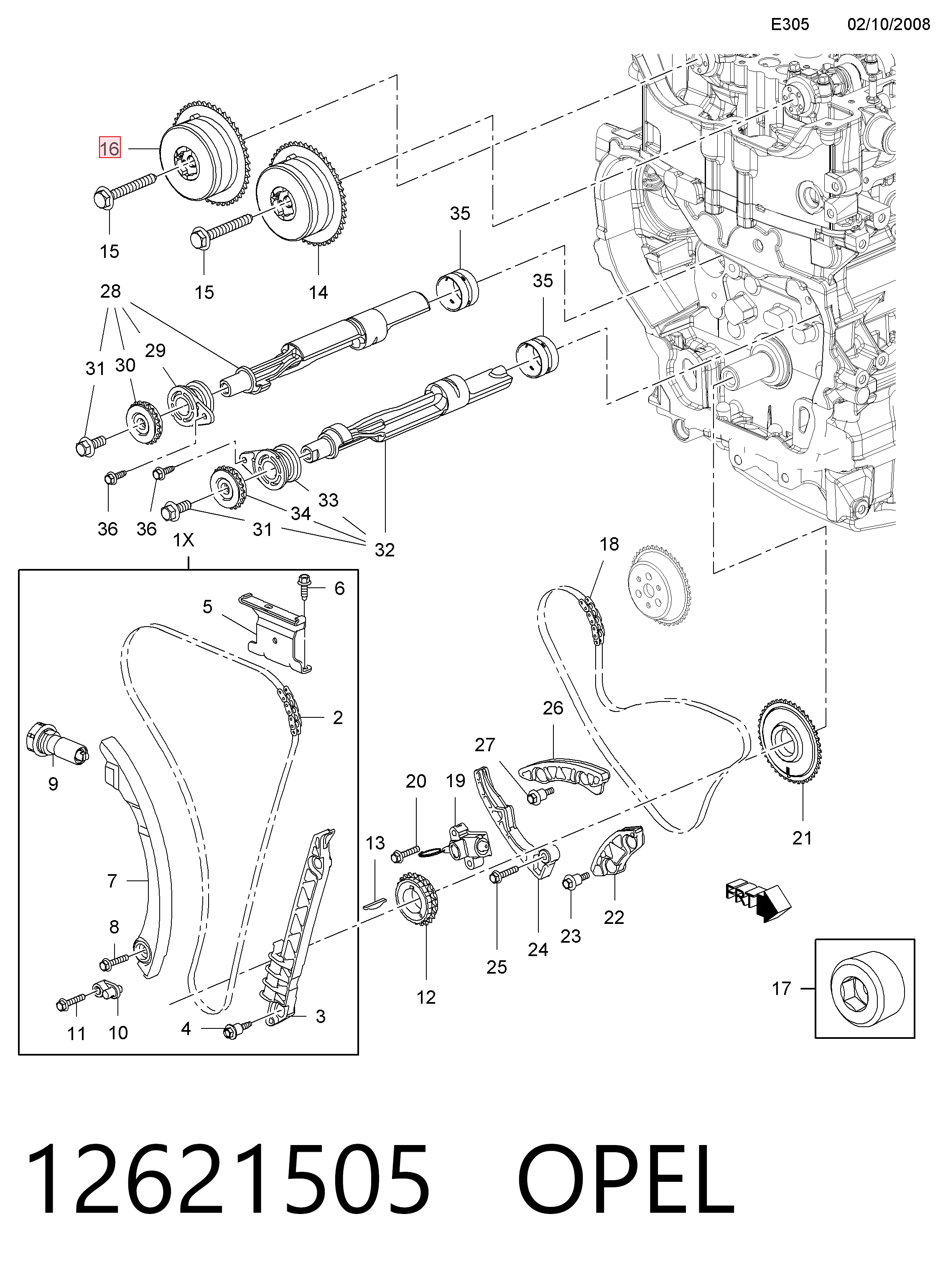12621505 Opel
