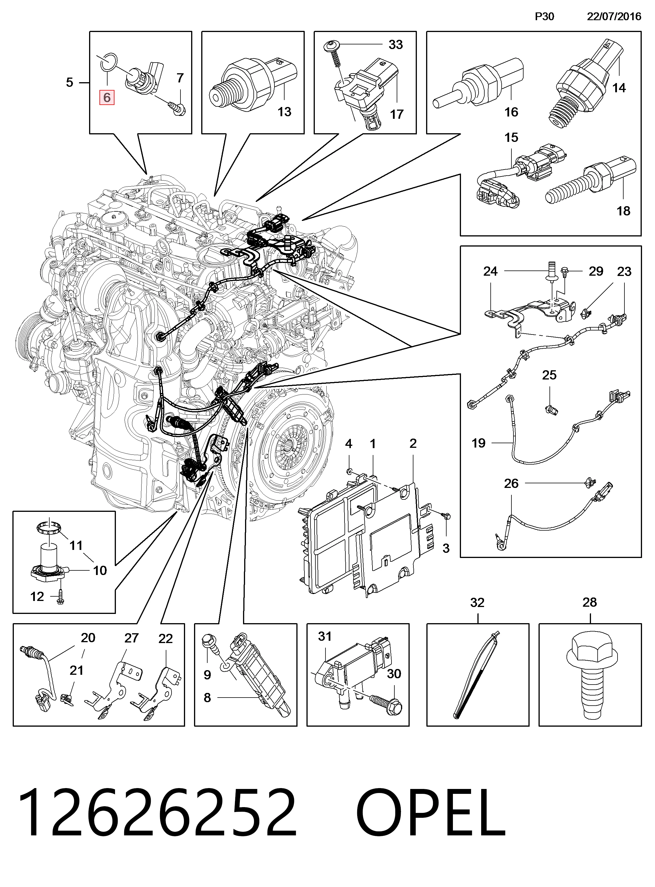 Sensor de árbol de levas General Motors 12626252 precio, desde 7,34 EUR