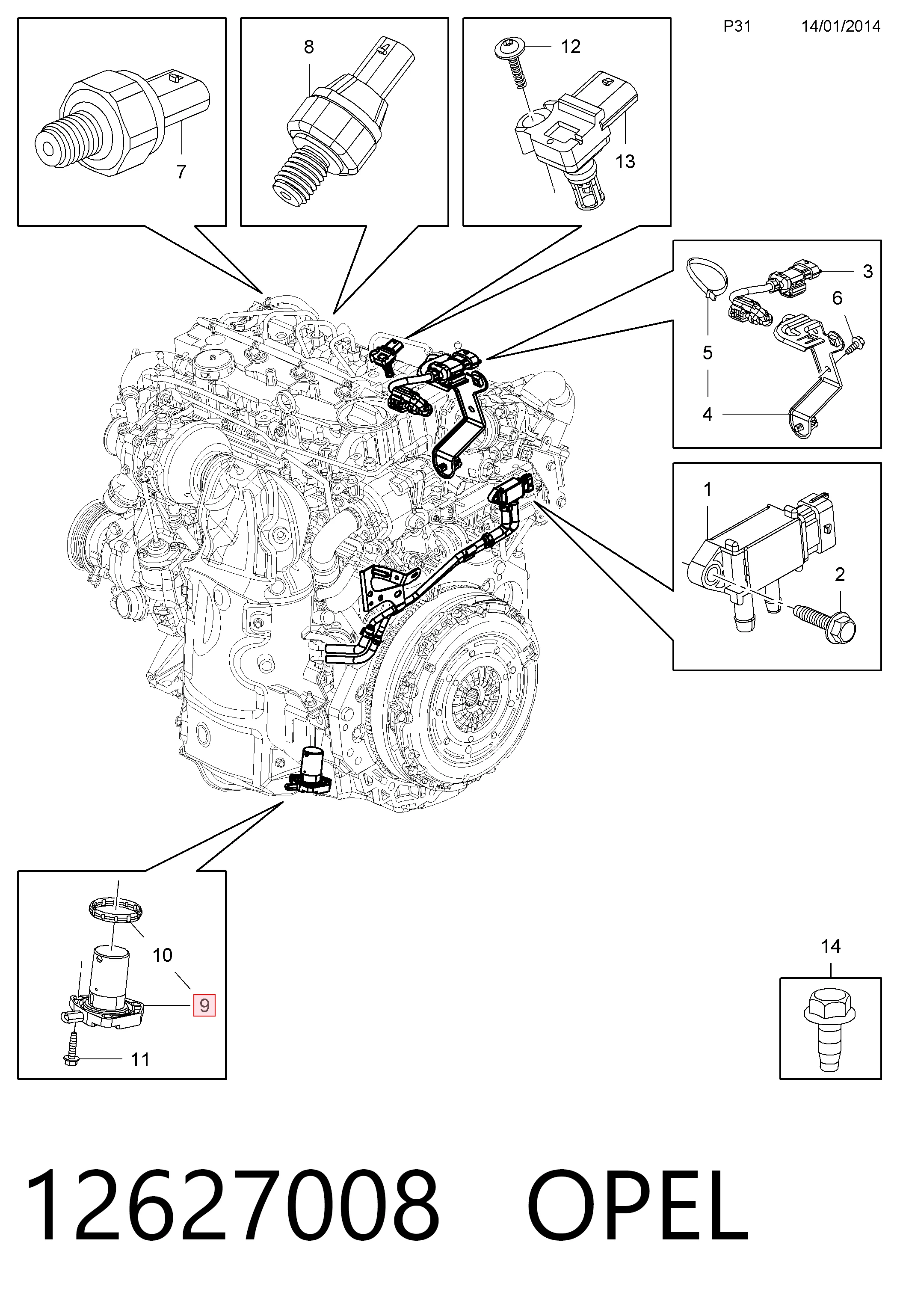 12627008 Opel