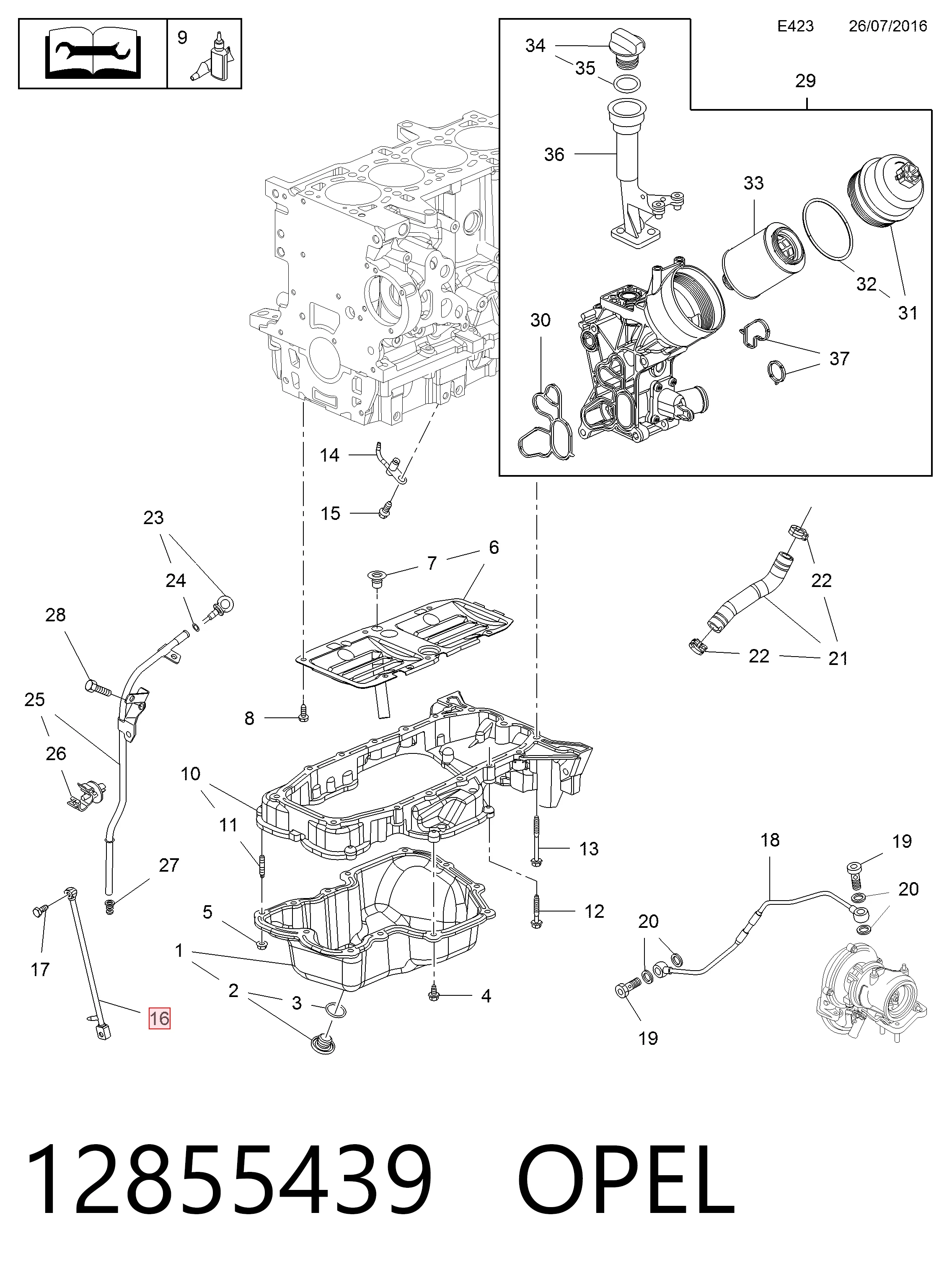 Kit de cadena de distribución 71777824N Fiat/Alfa/Lancia