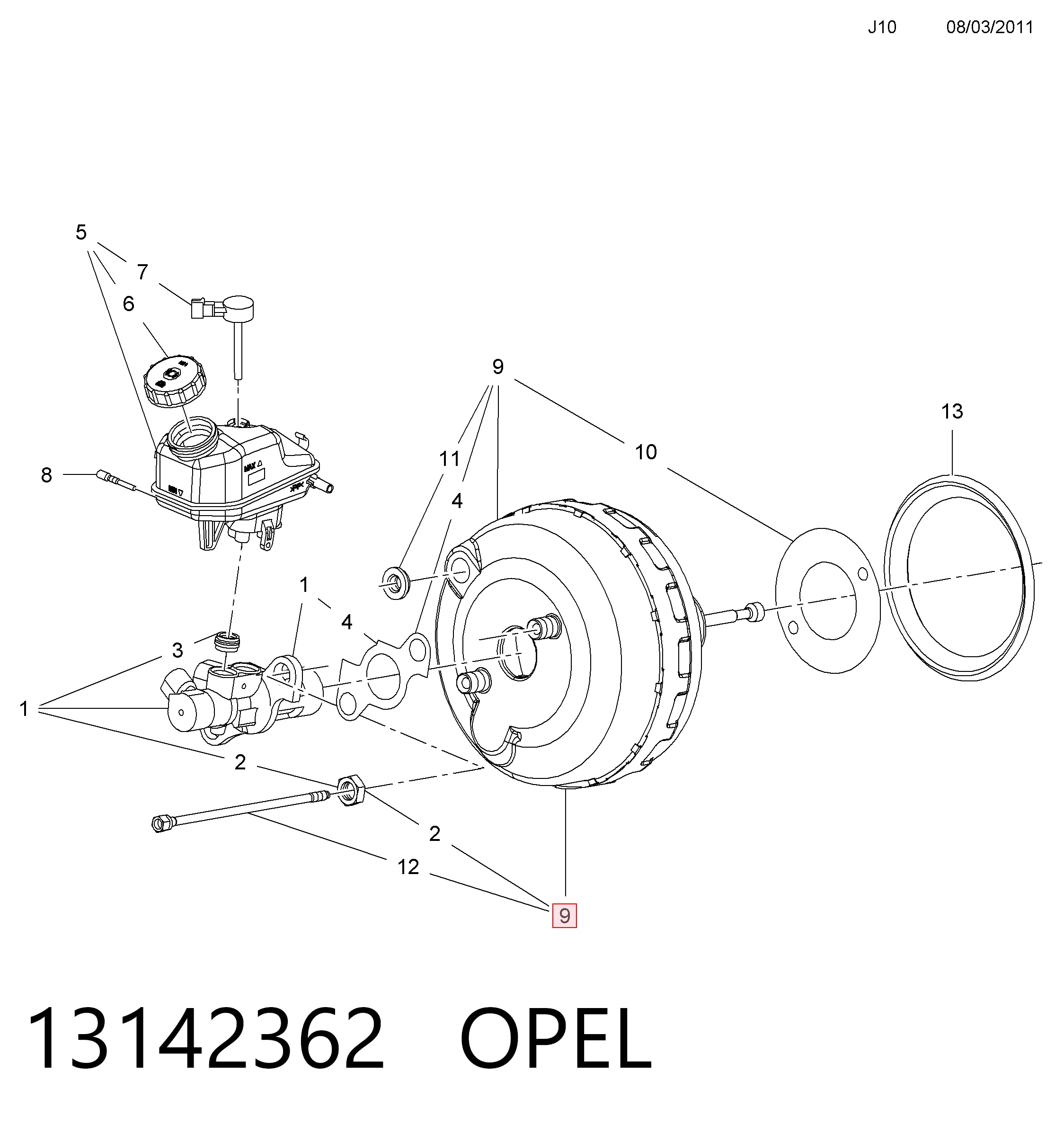 Comprar Servofreno Opel Astra J 69