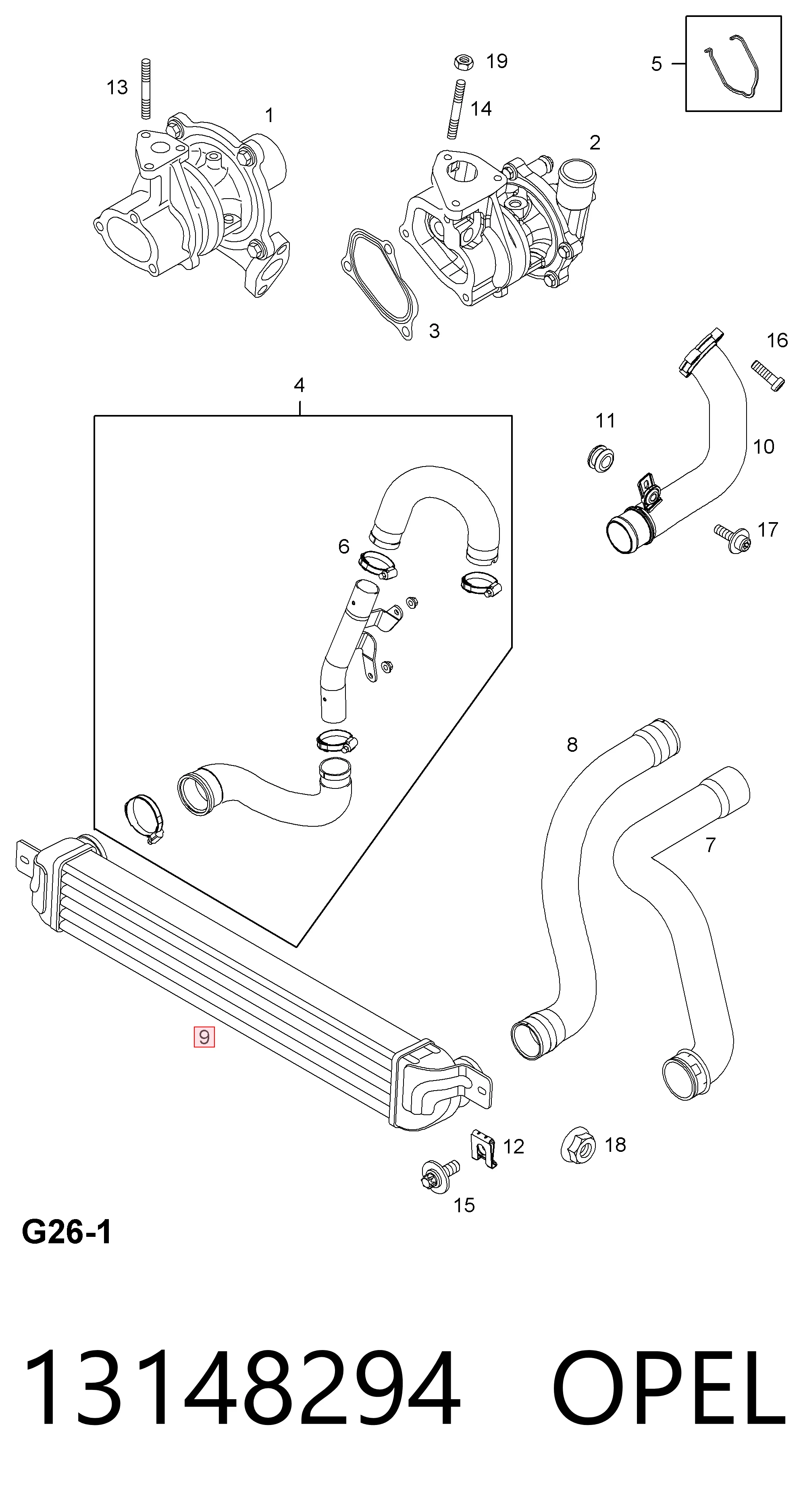 Comprar Intercooler Opel Meriva   a bajo precio