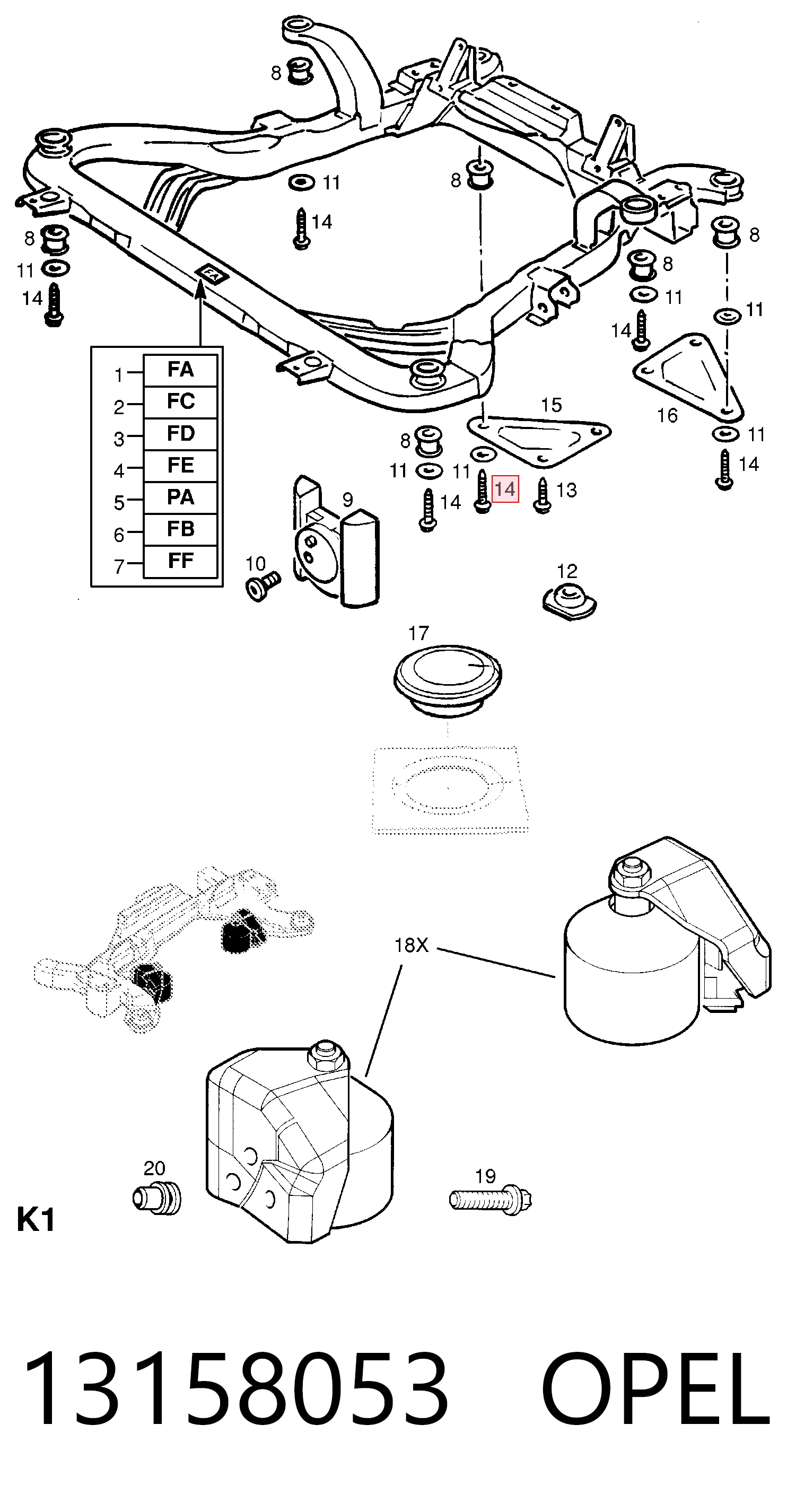 13158053 Opel