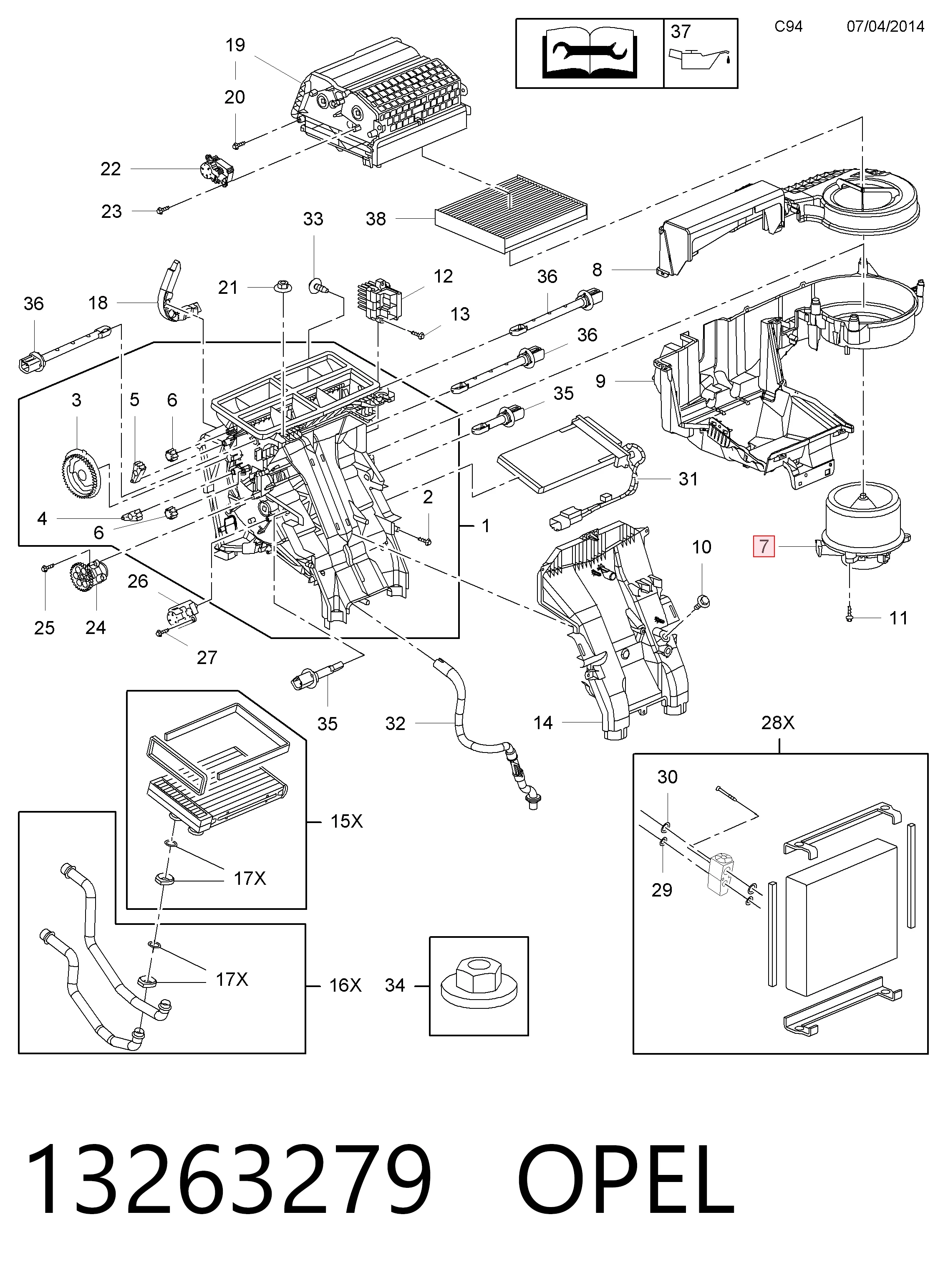 Comprar Motor de calefacción Insignia  G09
