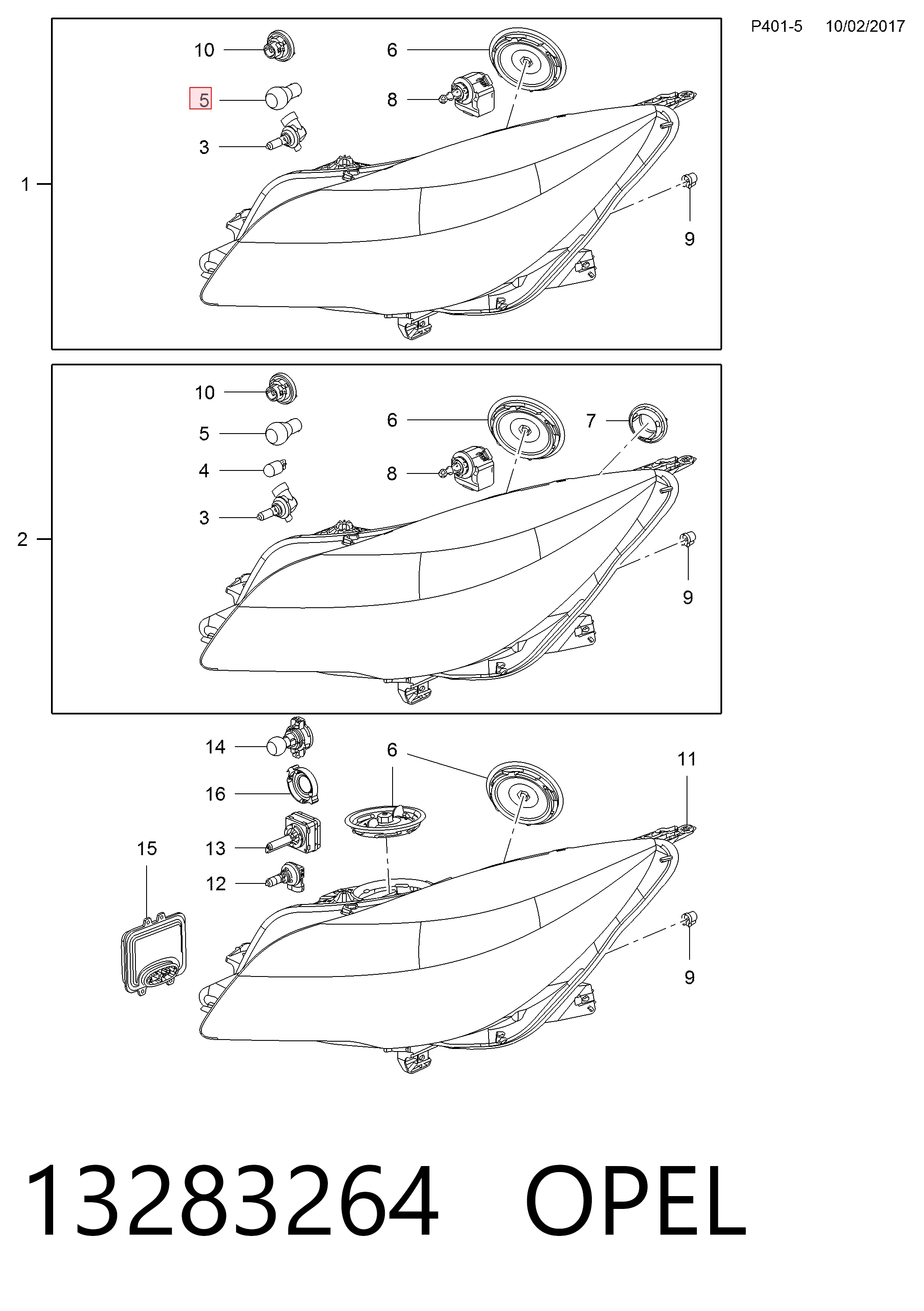 13283264 Opel