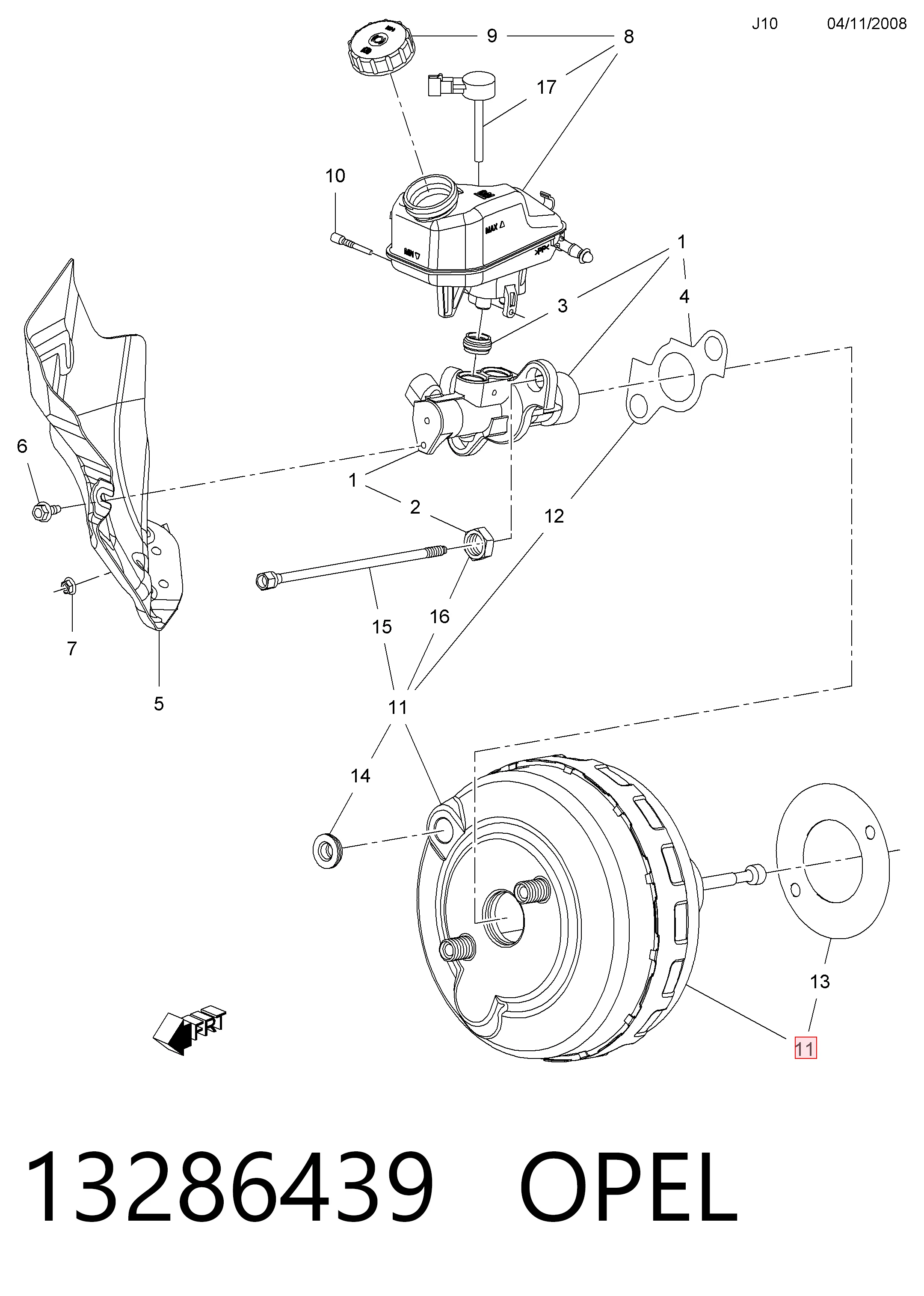 Comprar 13286439 Peugeot/Citroen Servofreno