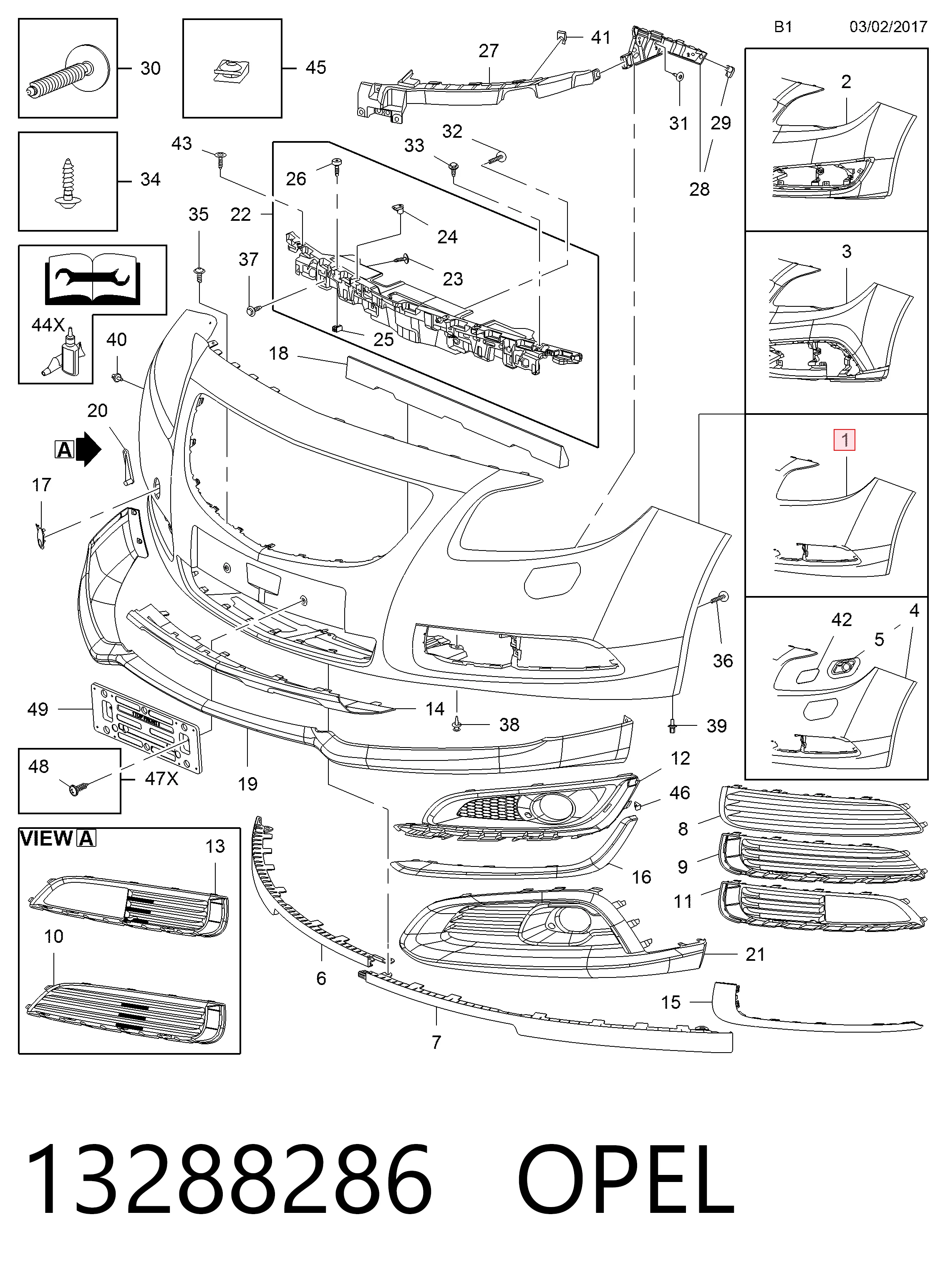 Comprar Paragolpes Opel Insignia A G09
