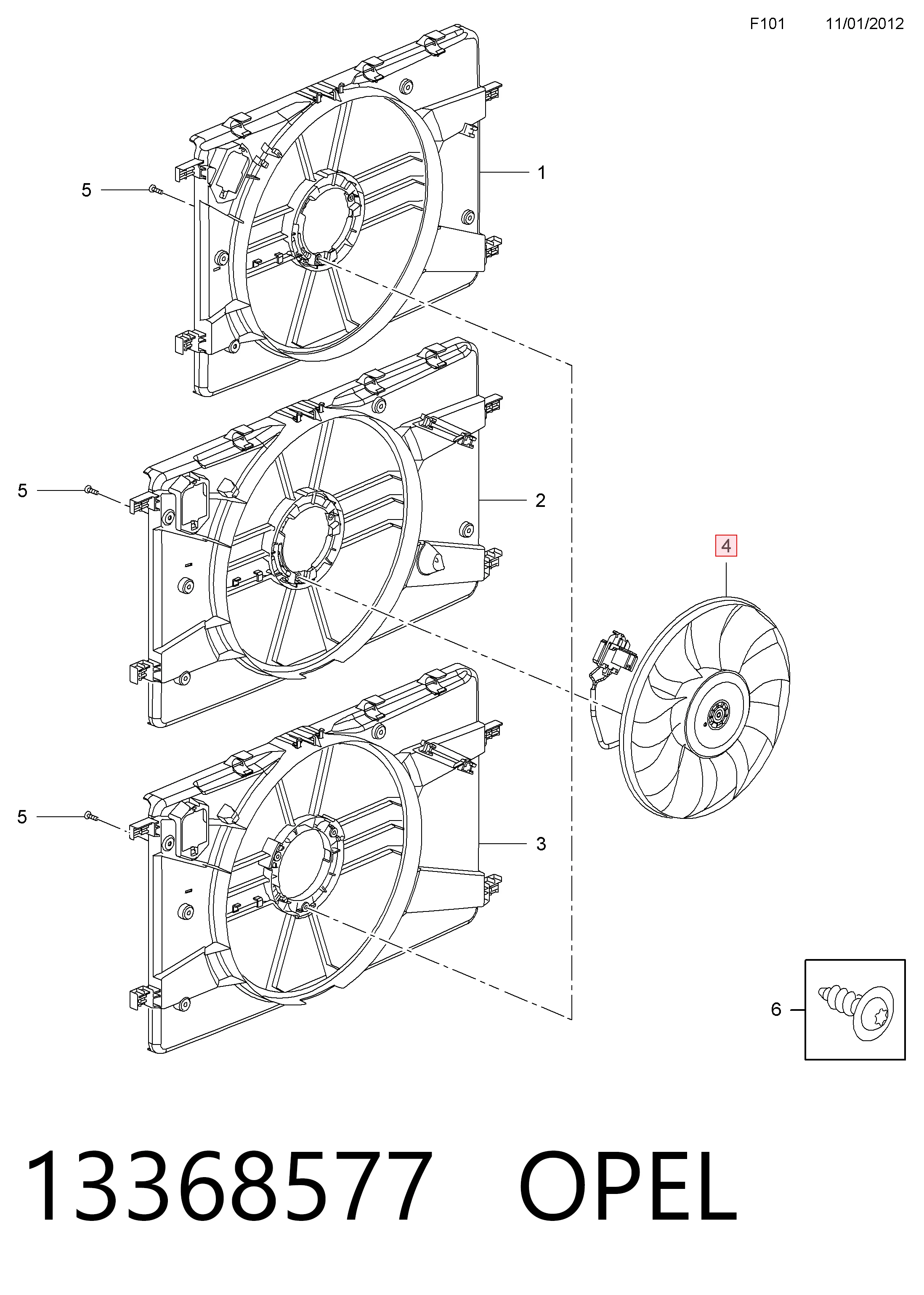 Ventilador de radiador Peugeot/Citroen 13347163 precio, desde 87,91 EUR