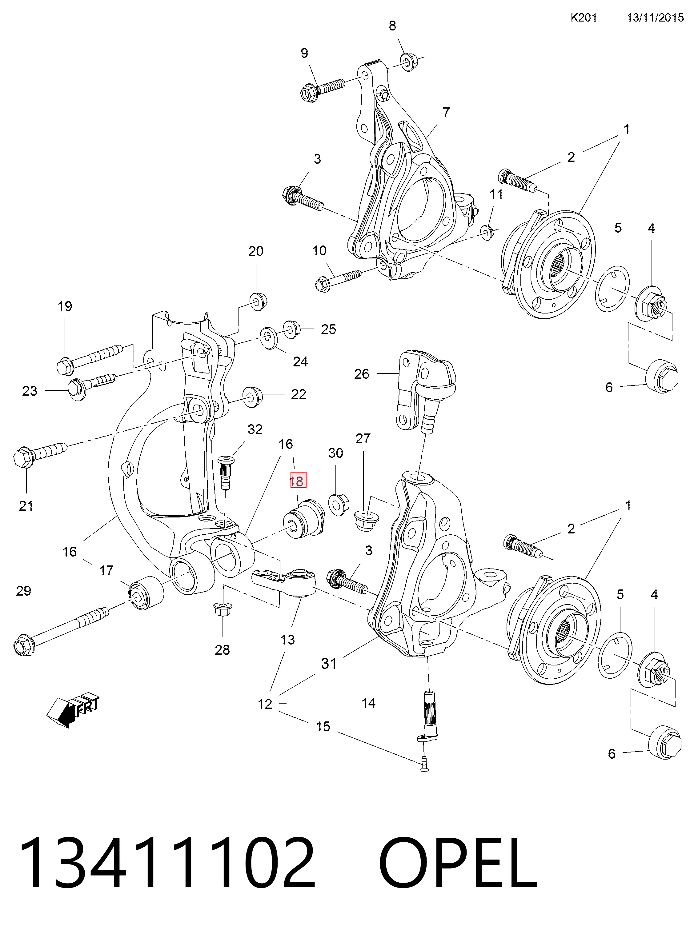 13411102 Opel