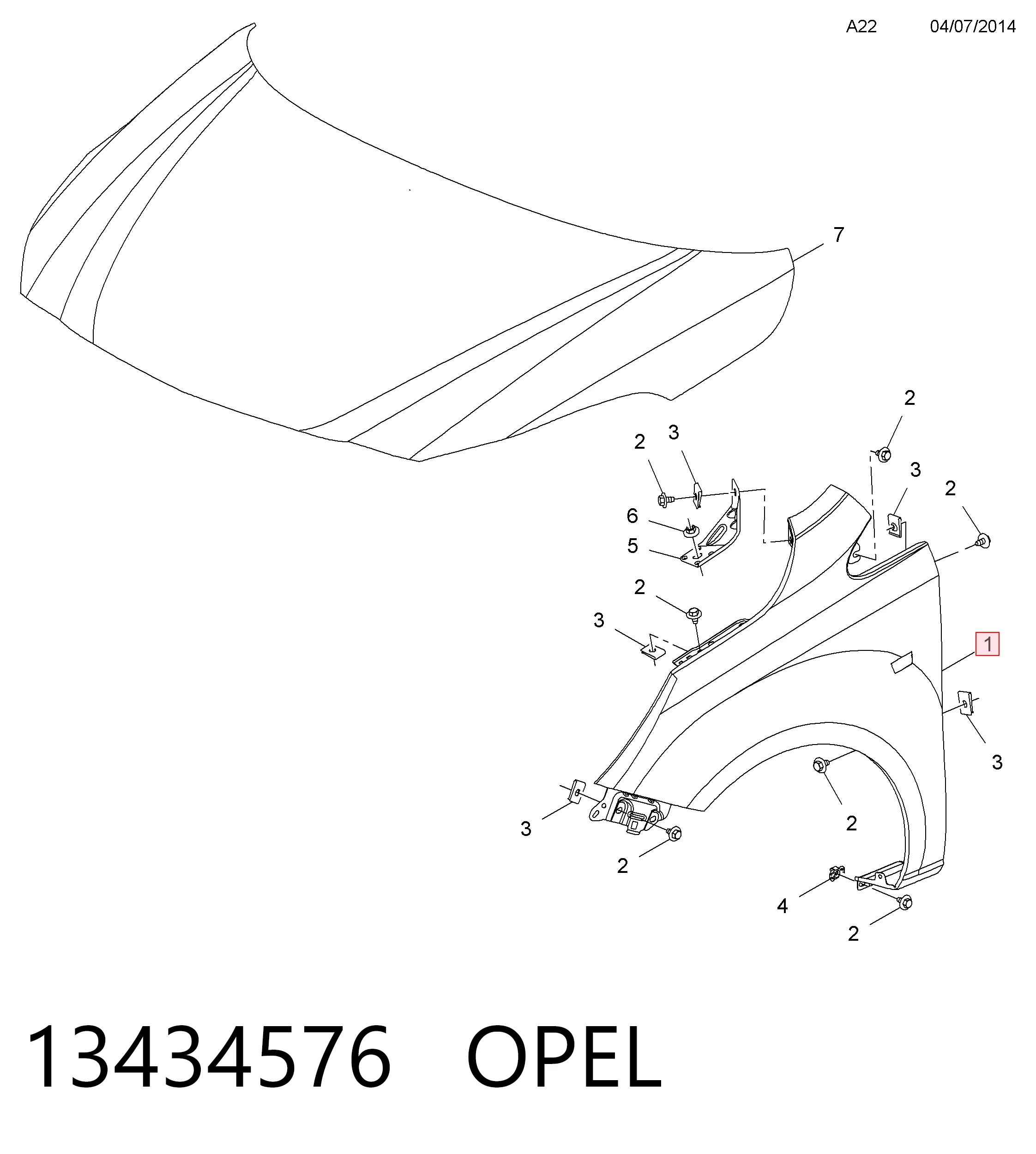 13434576 Opel