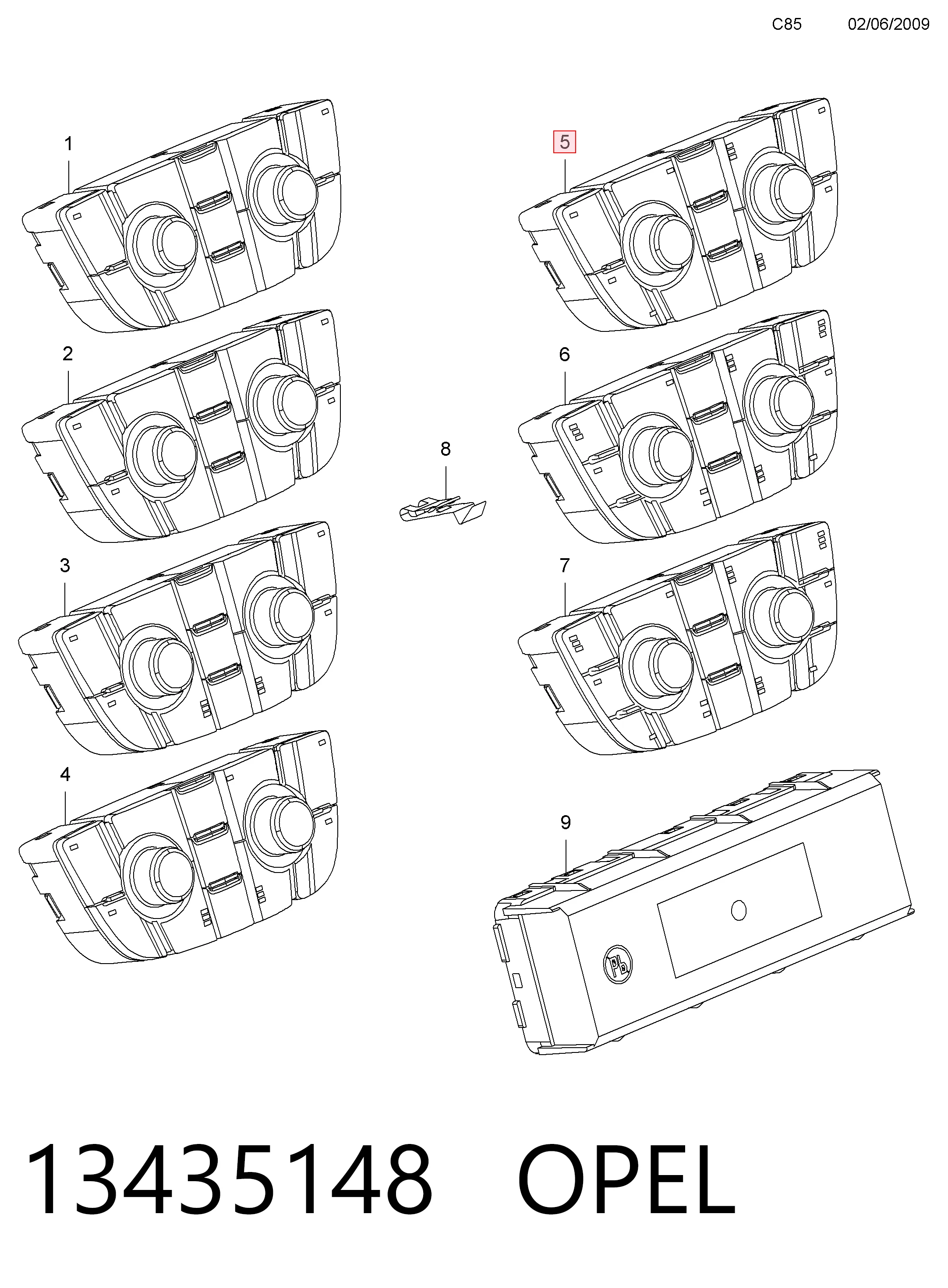 Unidad de control de la ventilación para Opel Astra J Sports Tourer P10