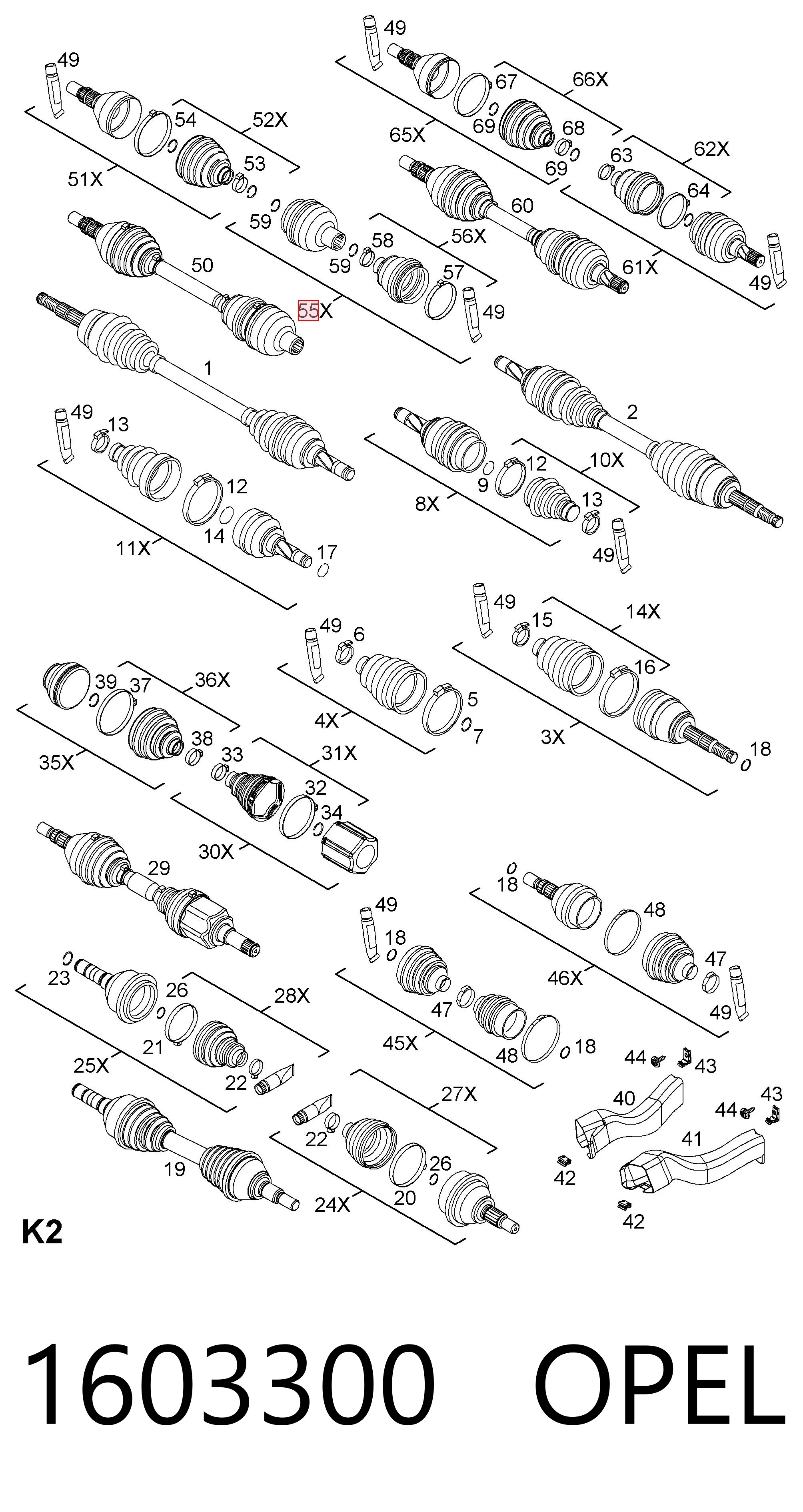 1603300 Opel