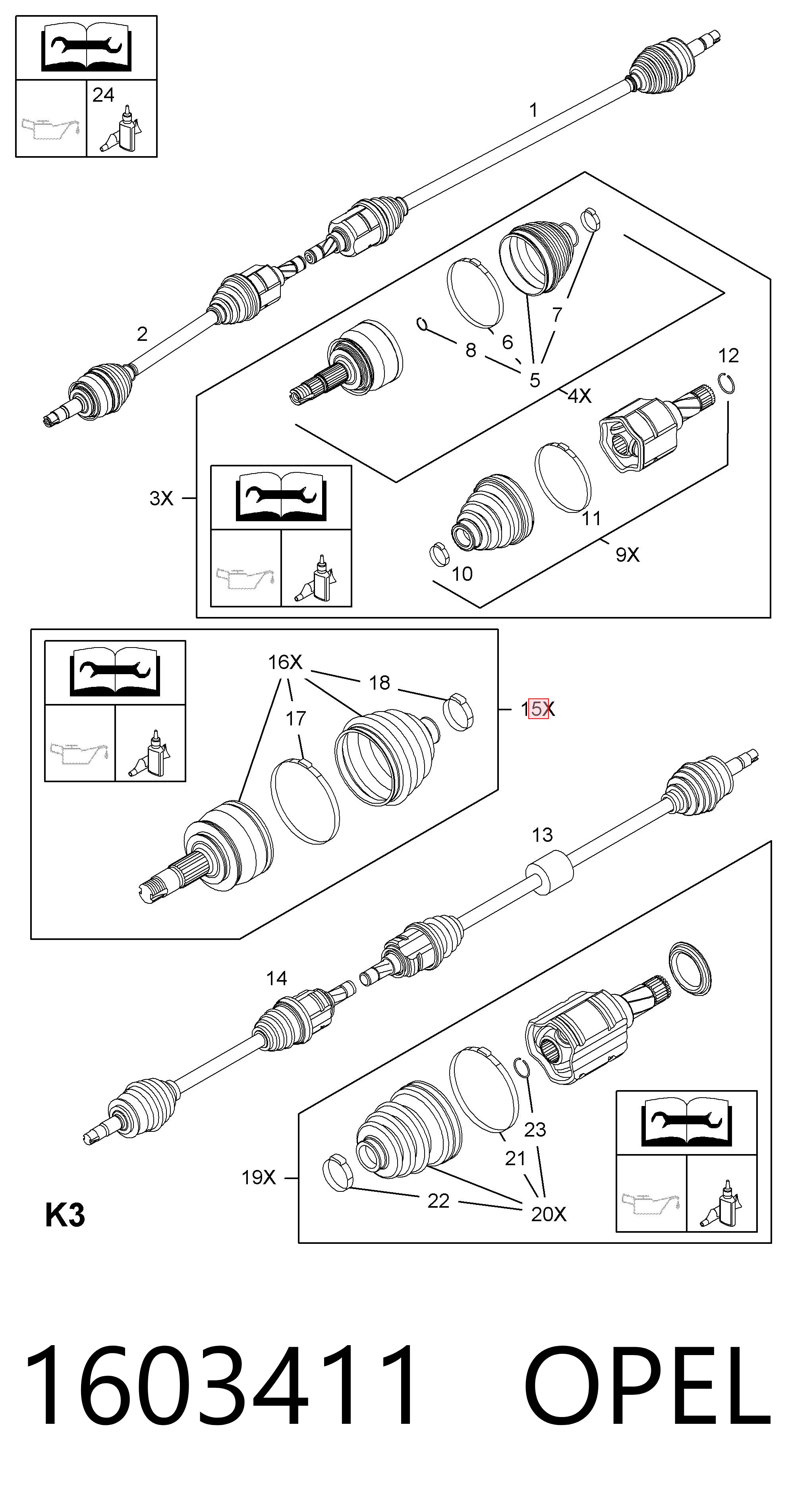 1603411 Opel