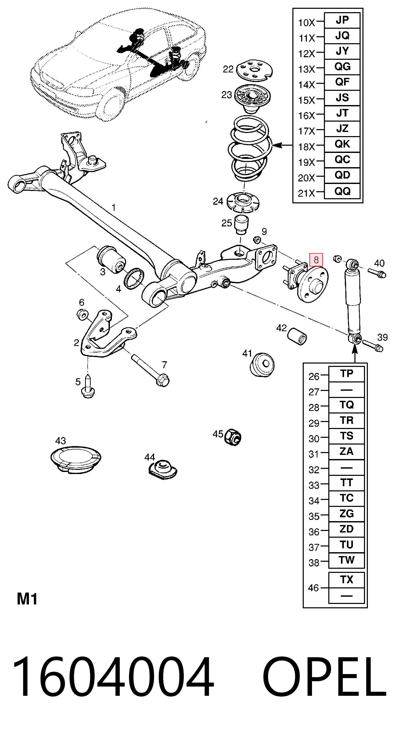 1604004 Opel