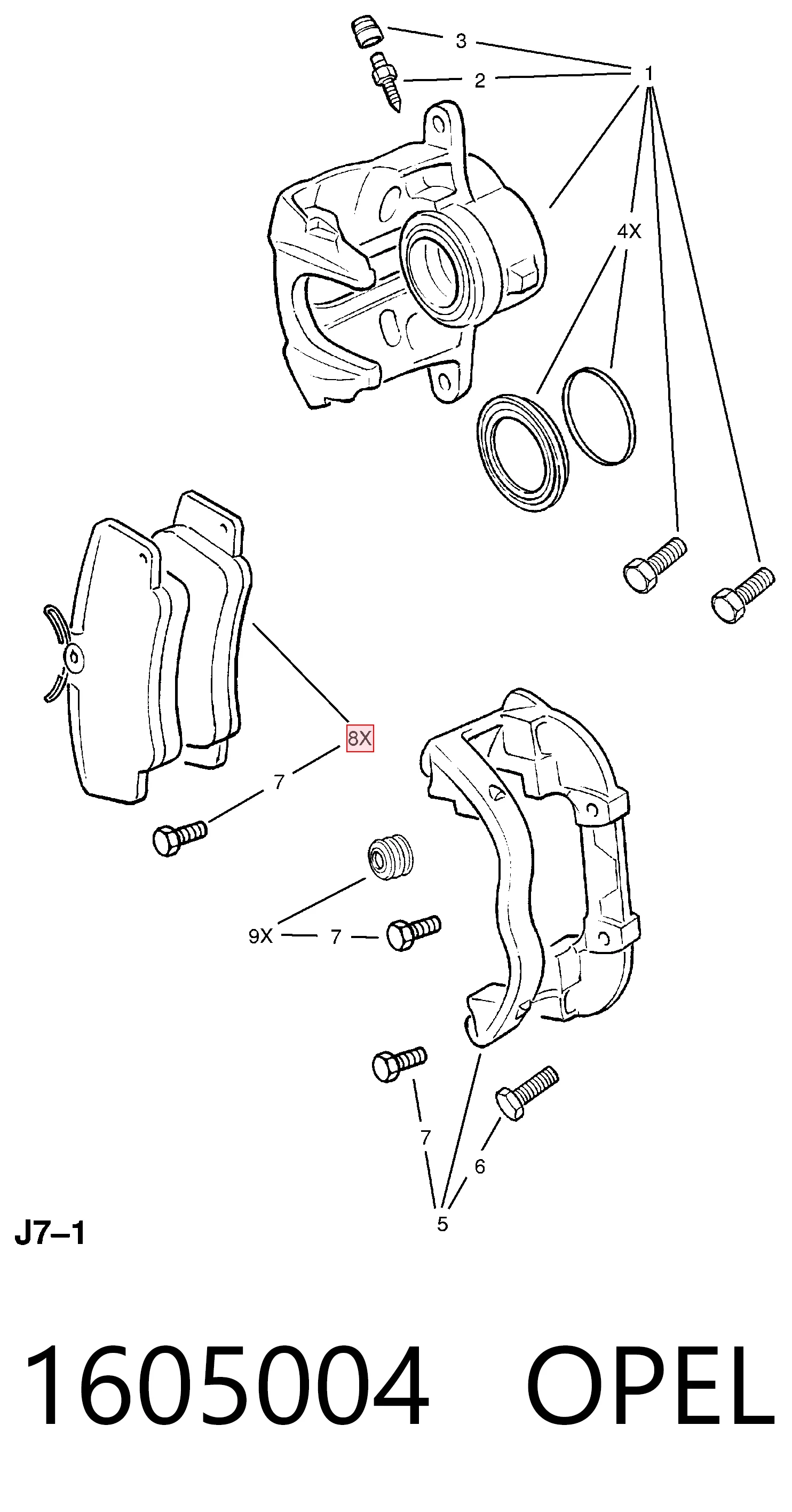 1605004 Opel