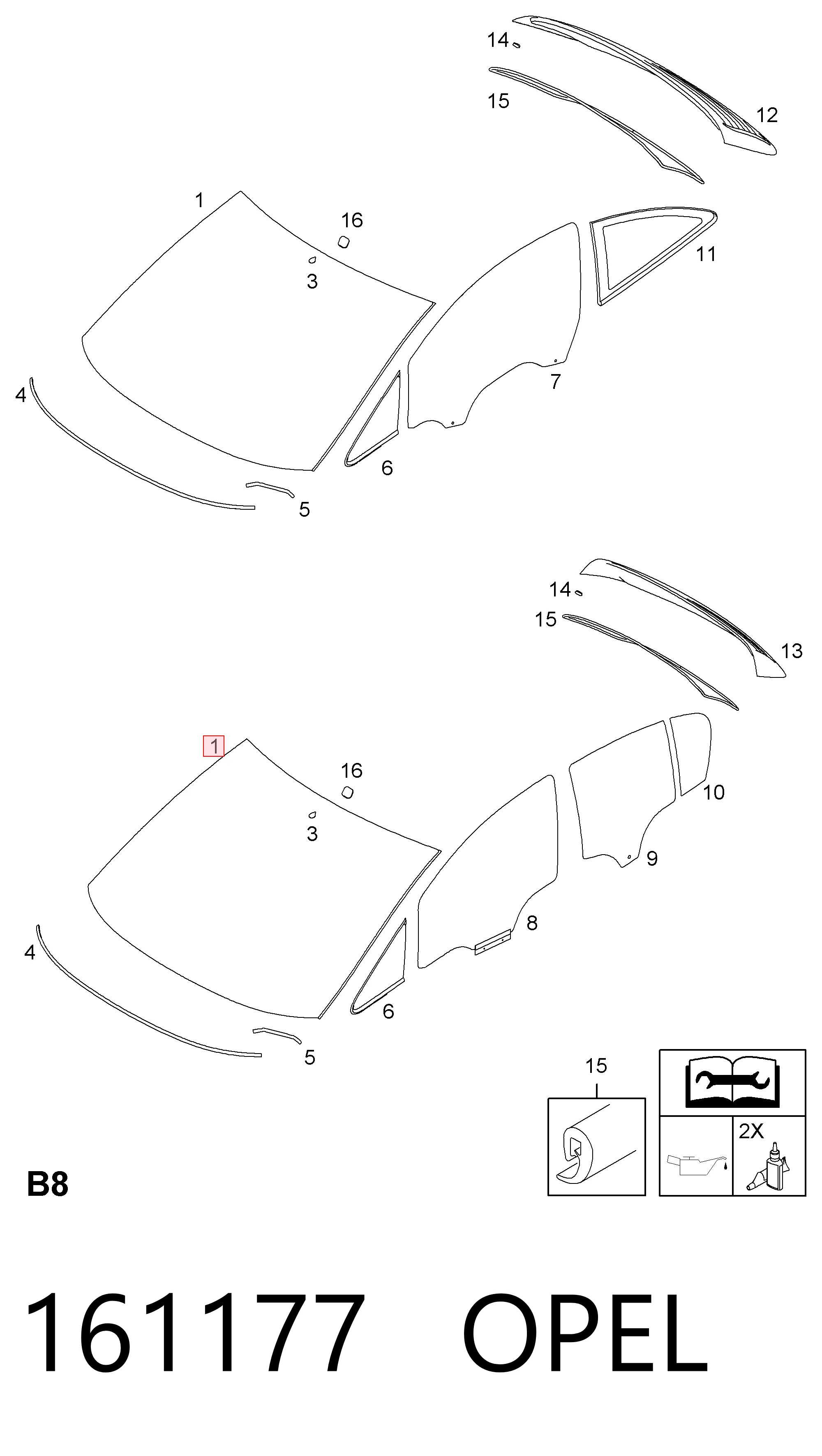Comprar Parabrisas Opel Corsa  S07 a bajo precio