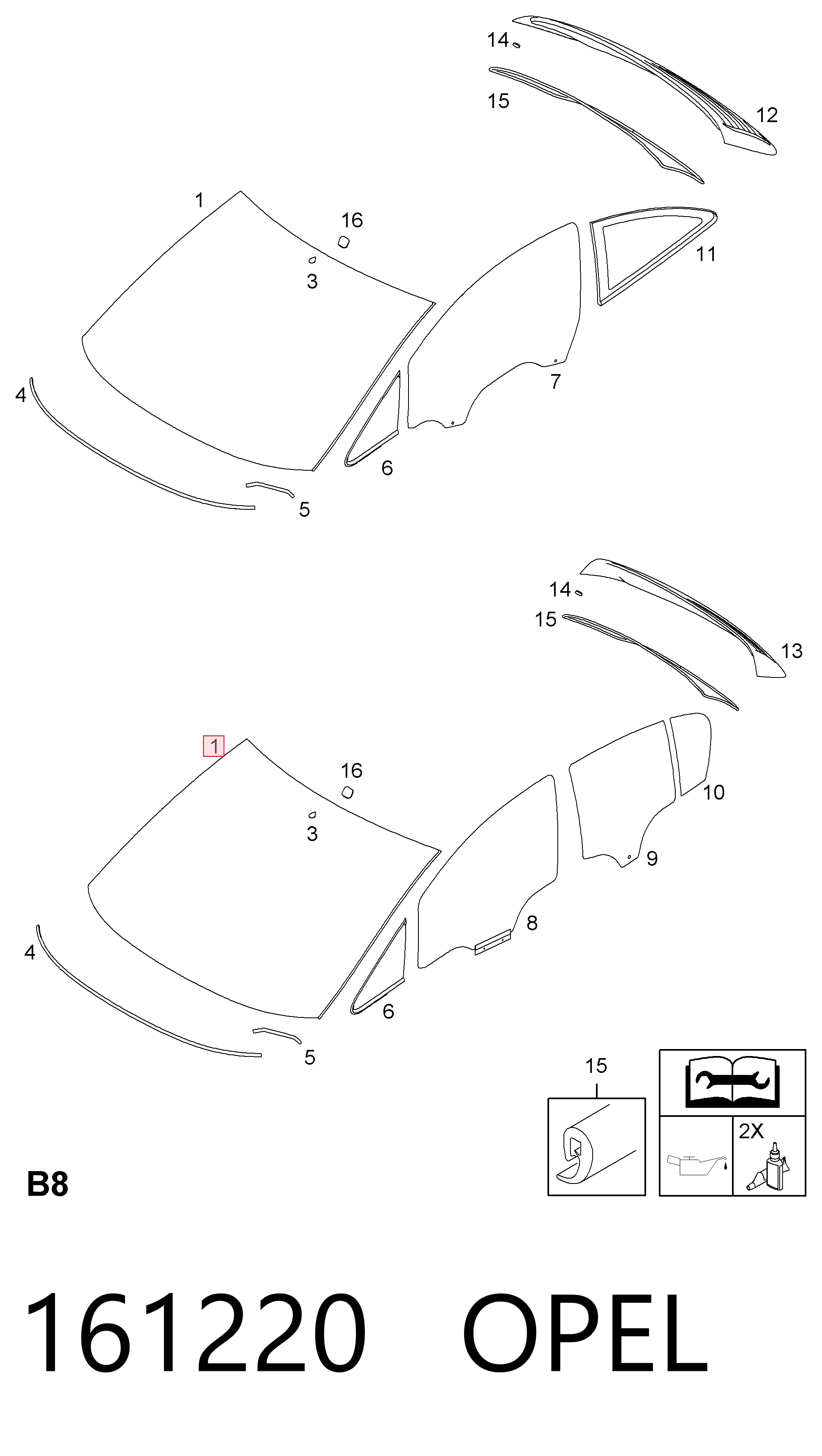 Comprar Parabrisas Opel Corsa D S07
