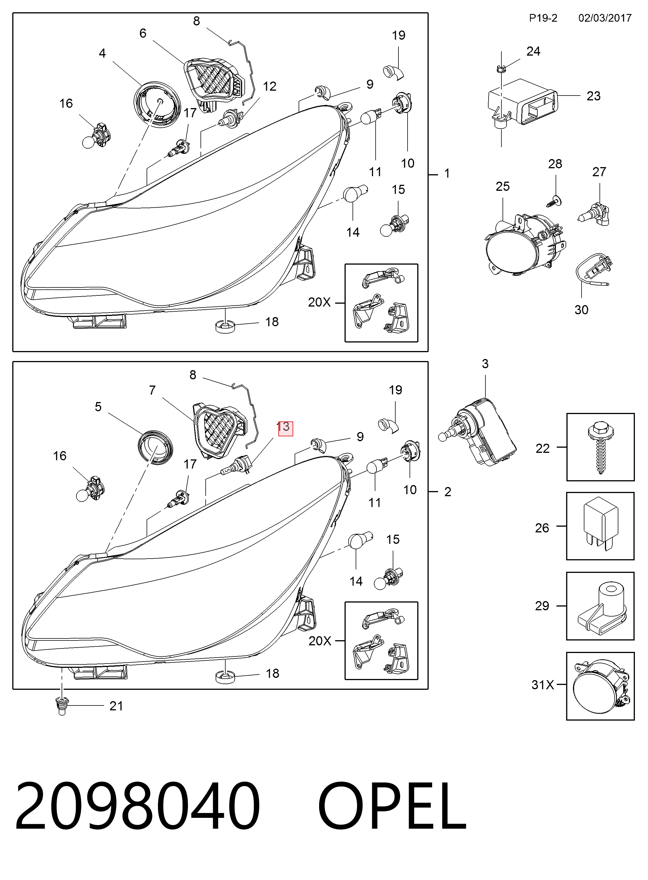 Lámpara halógena 4008321055477 Osram