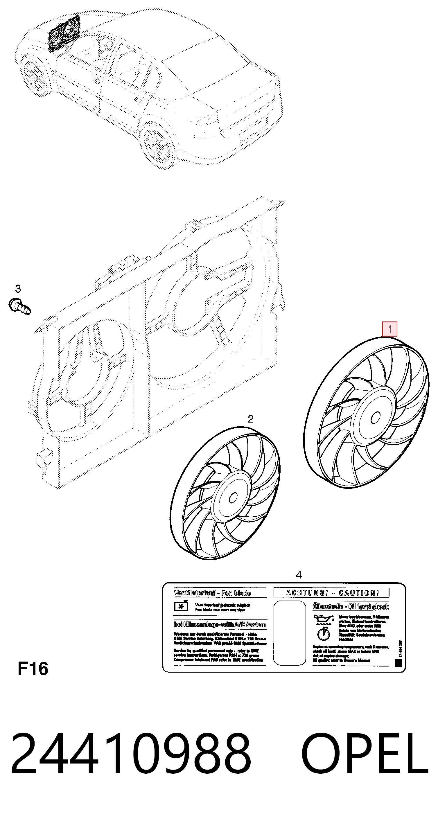 Ventilador de radiador Opel Vectra  desde 82,32 €