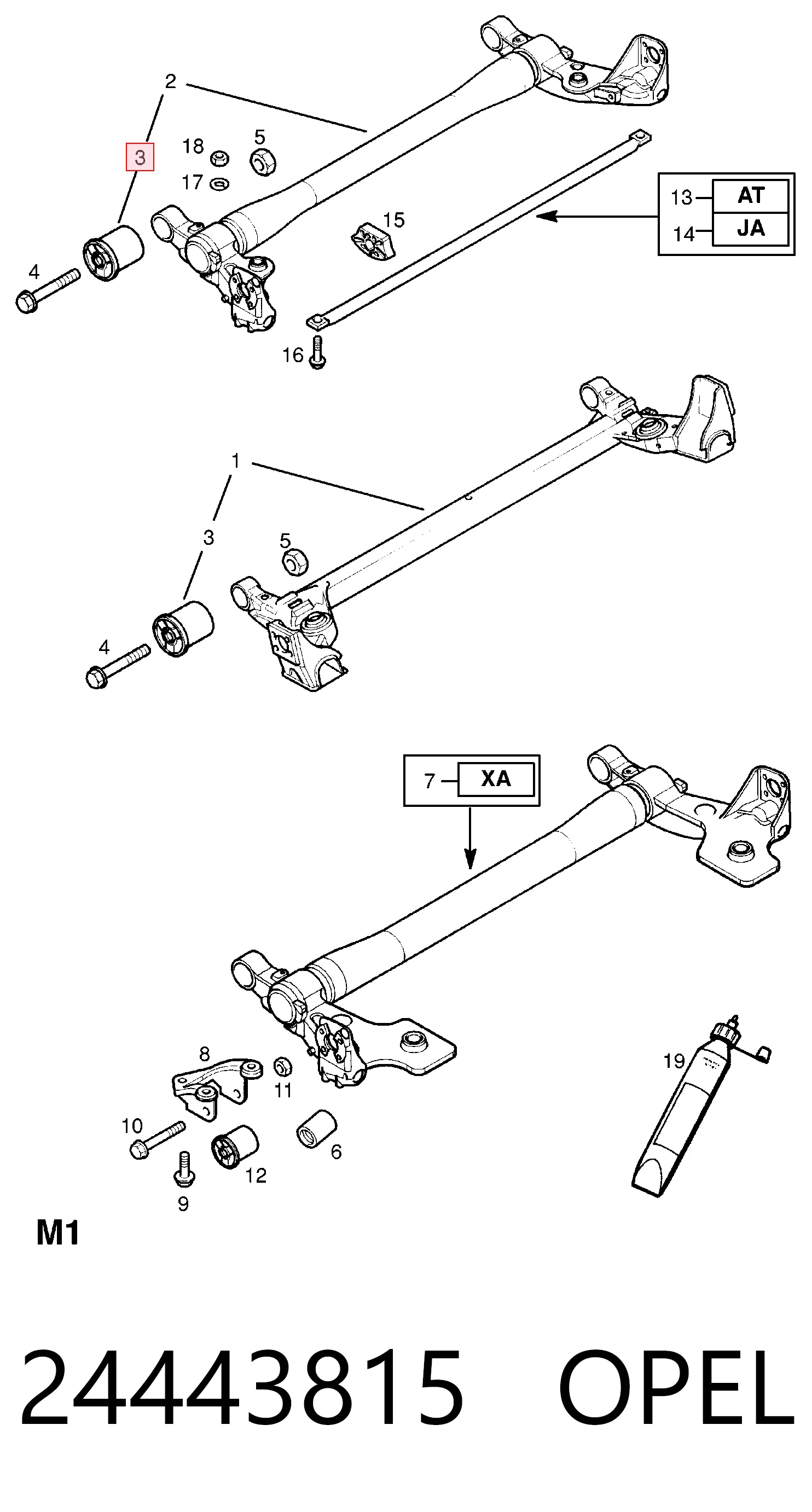 Precio del repuesto silentblock del eje trasero Corsa  hatchback
