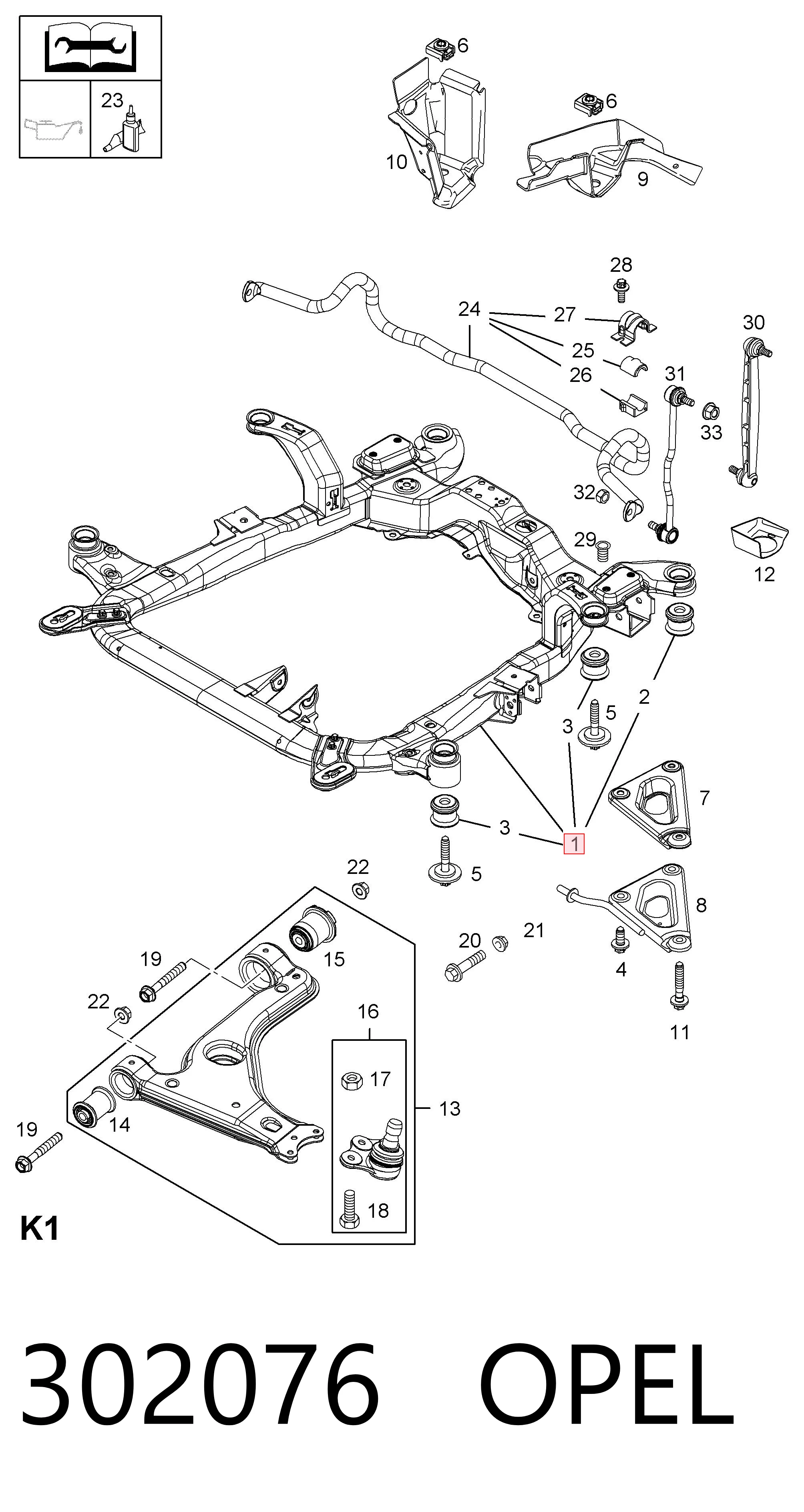 Comprar Puente delantero Opel Astra H L35
