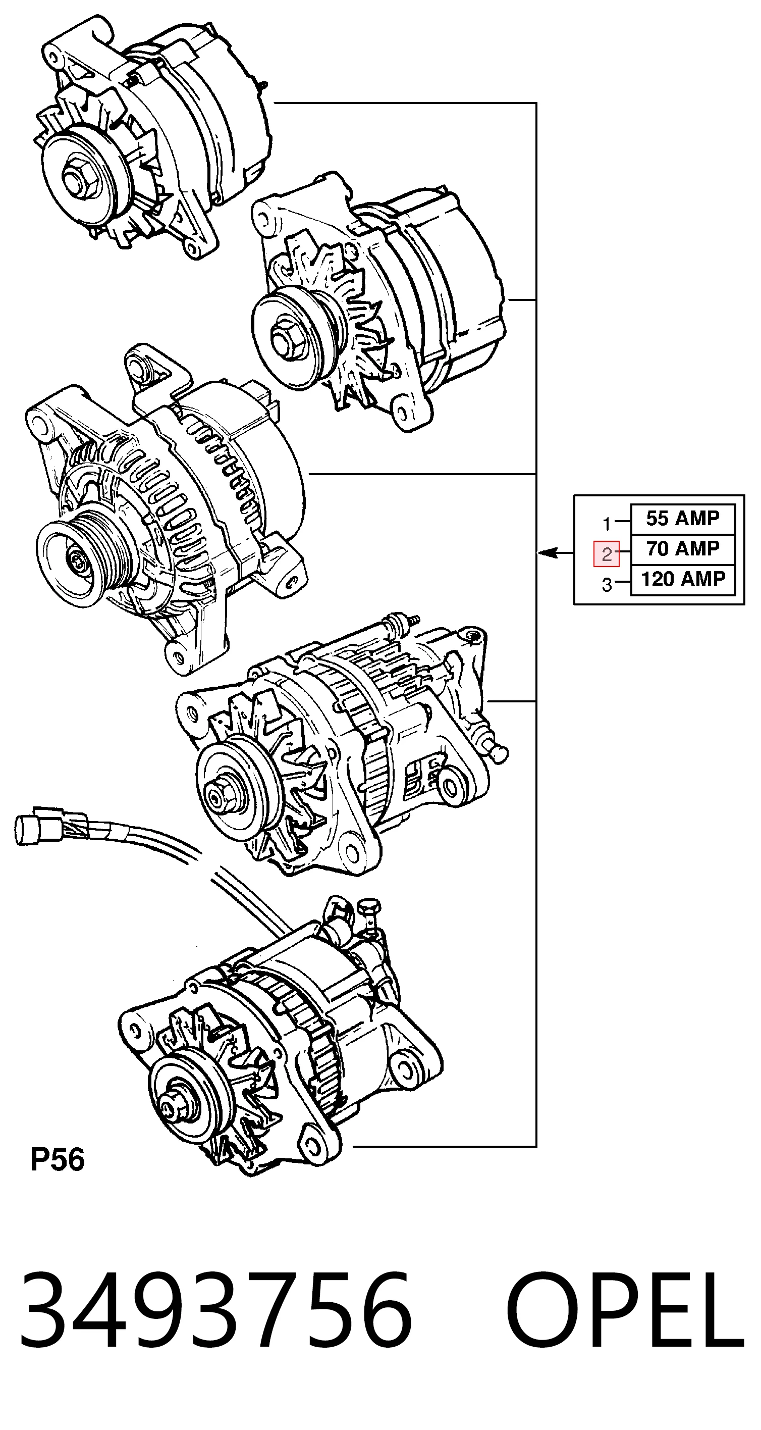 Alternador del motor Ford 1204344 precio, desde 97,31 EUR