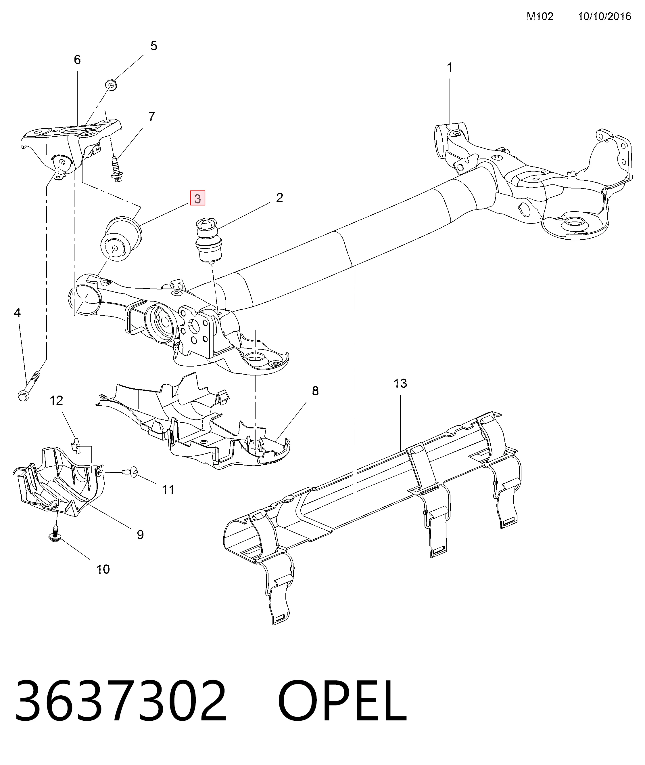 3637302 Opel