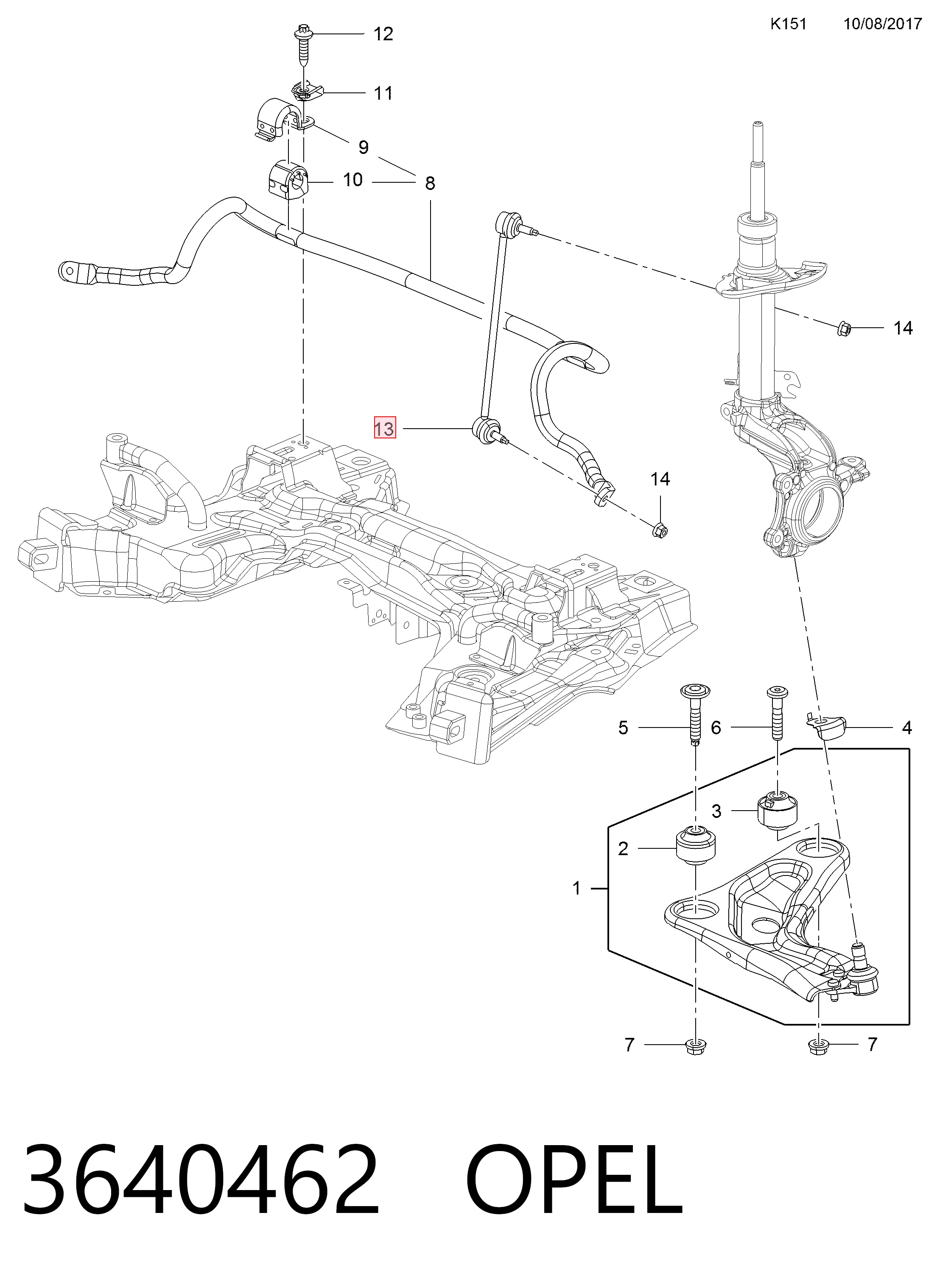 3640462 Opel