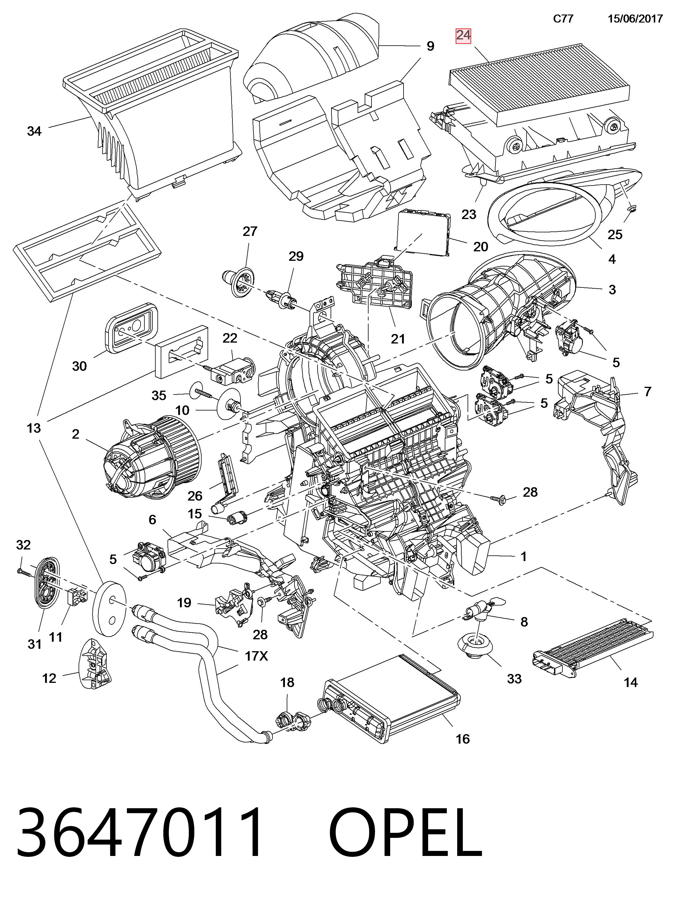 3647011 Opel
