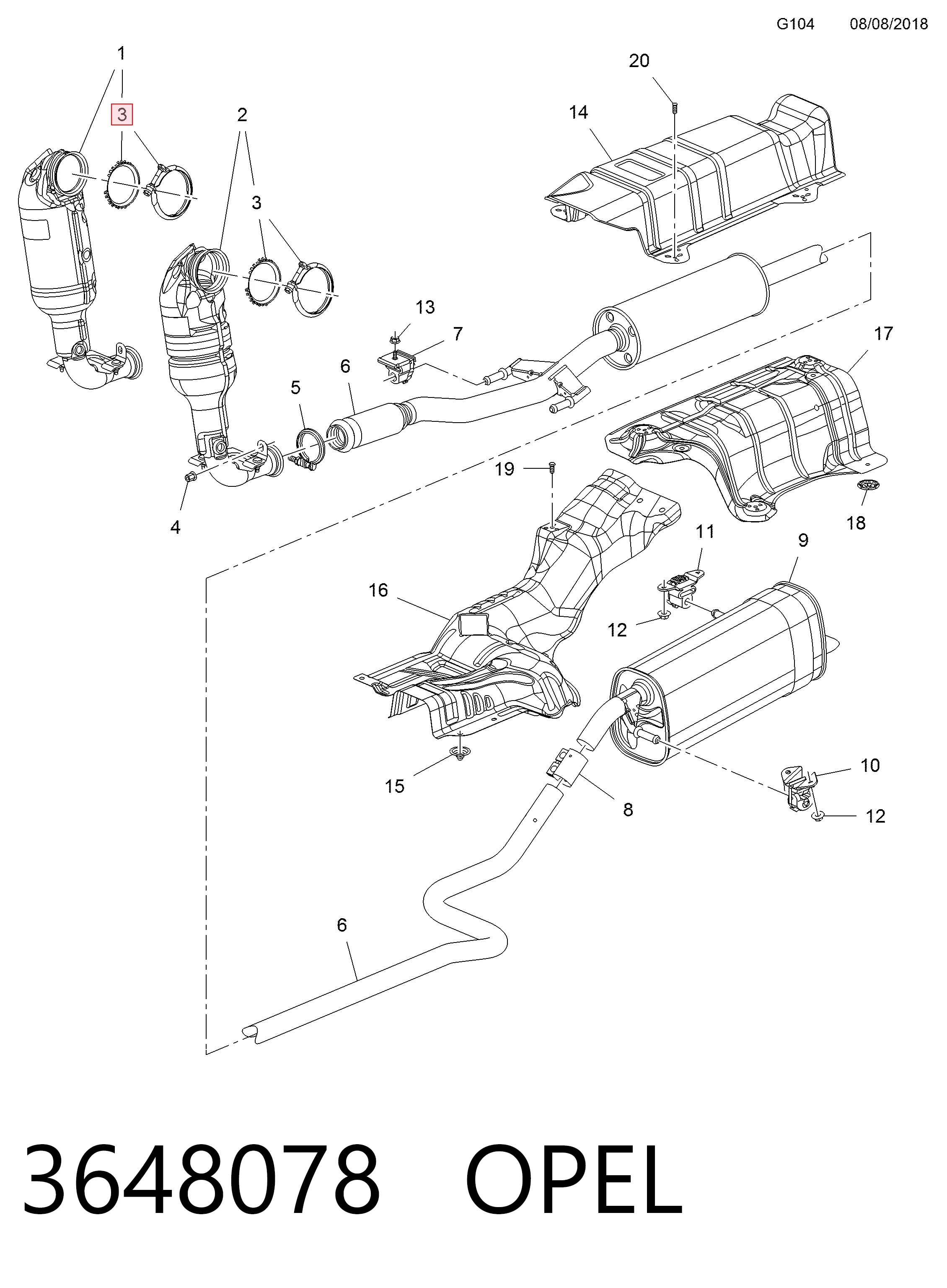 3648078 Opel