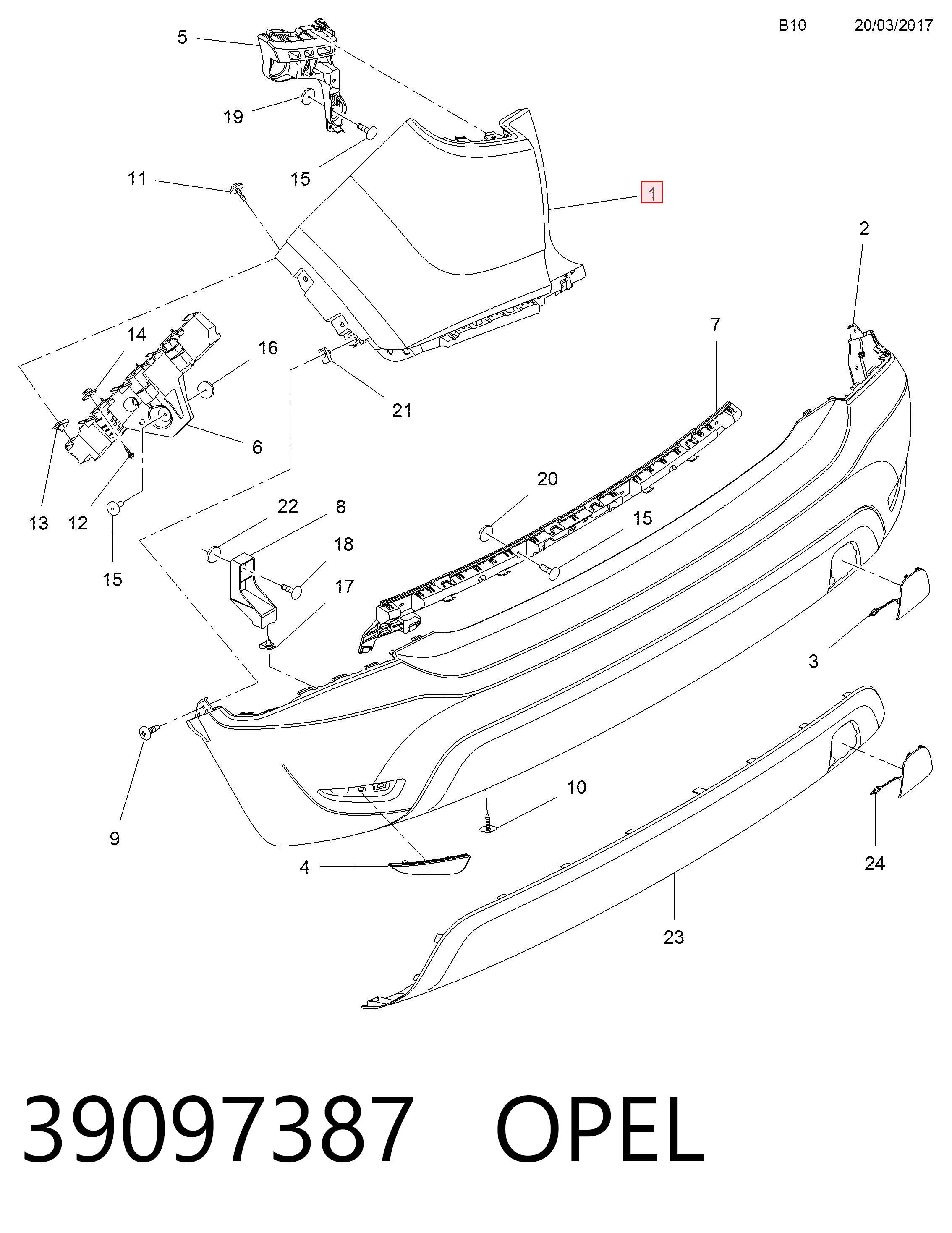 39097387 Opel