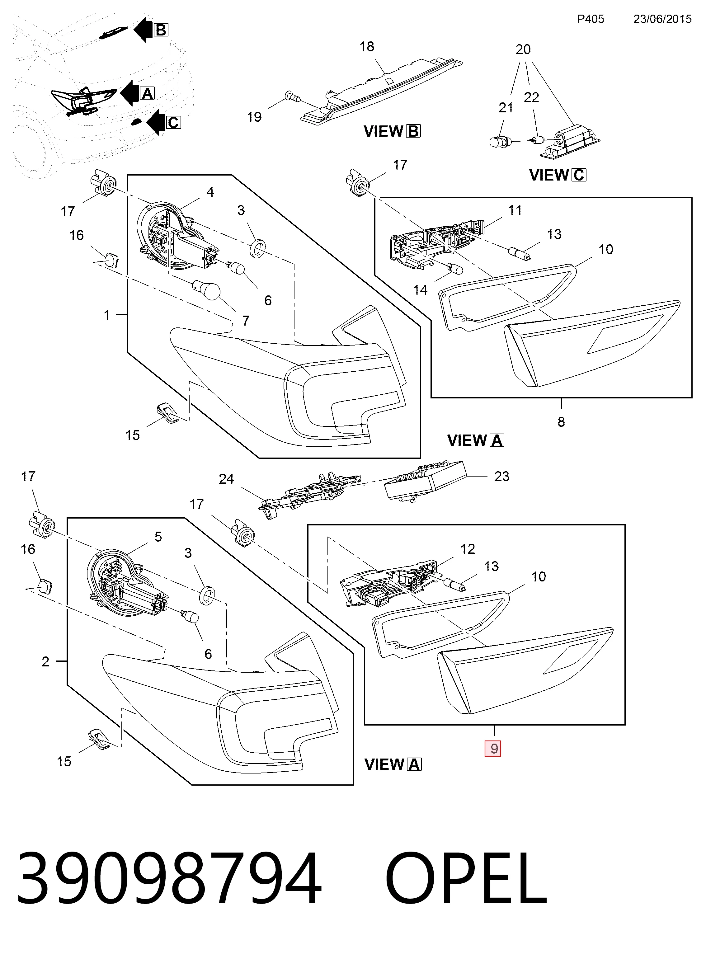 39098794 Opel
