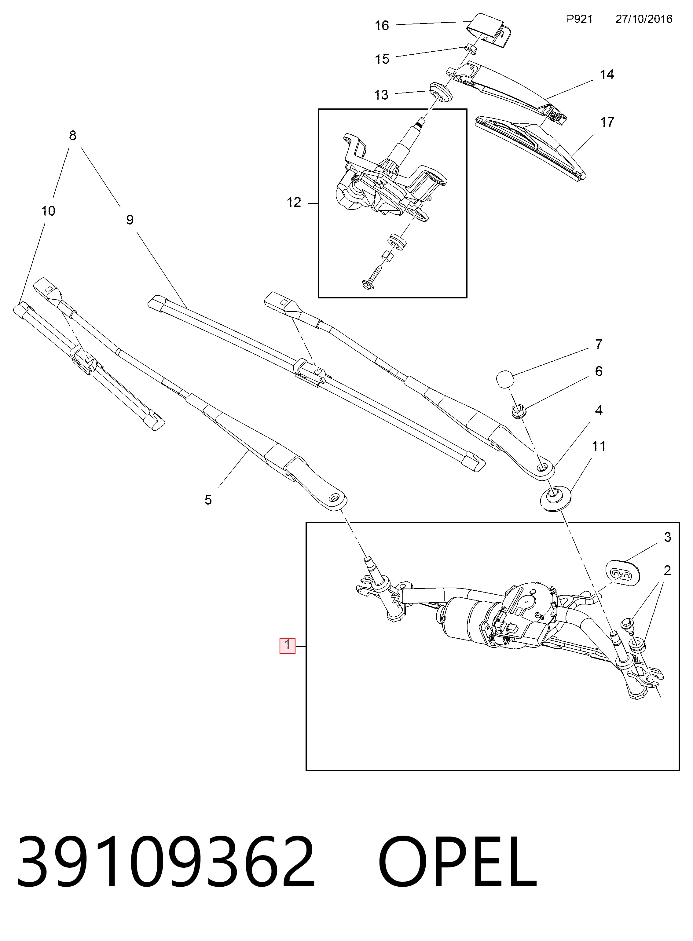 Comprar Varilla de limpiaparabrisas Citroen C3 AIRCROSS II 2R, 2C