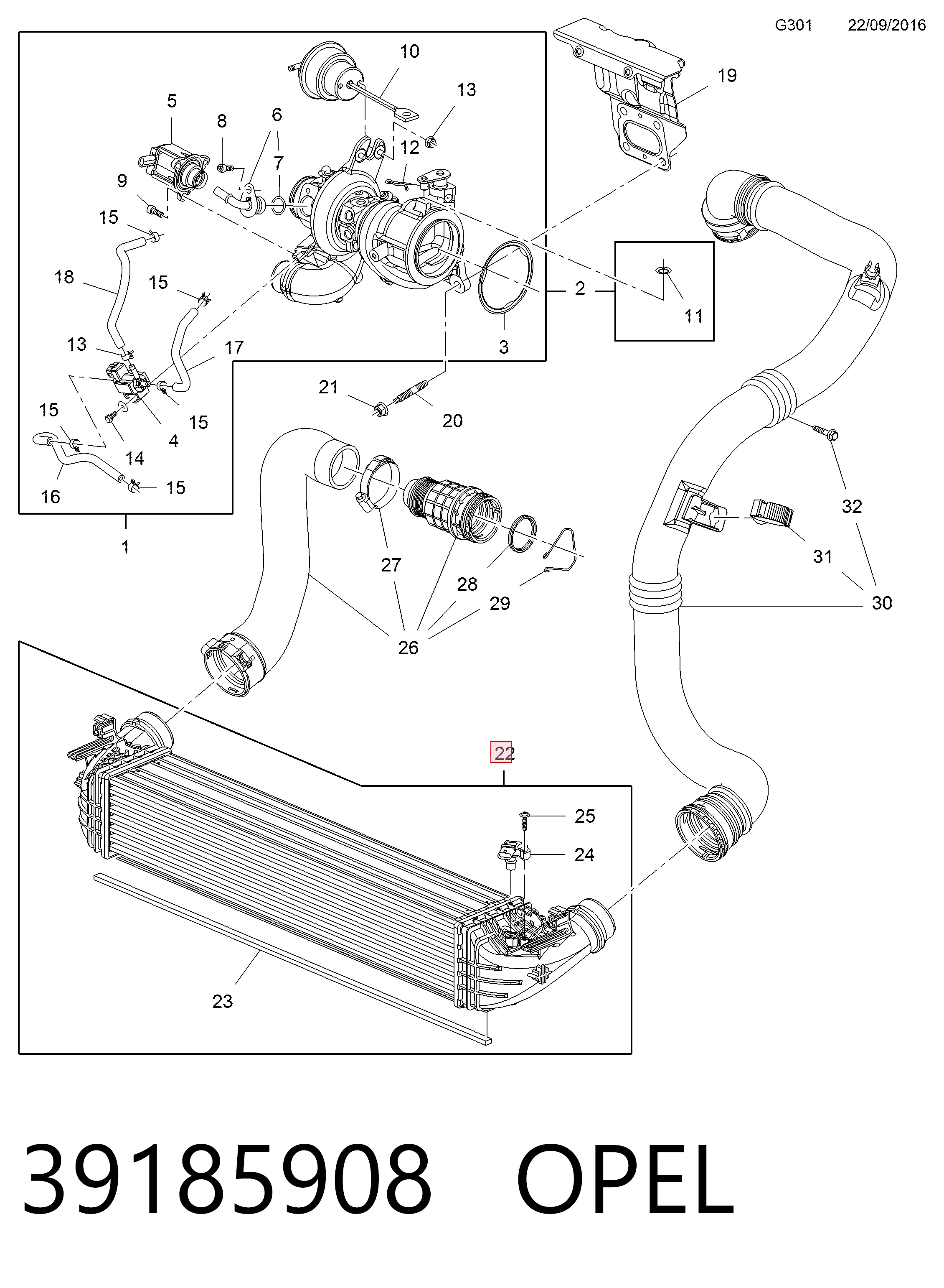 Comprar Turbo intercooler Astra